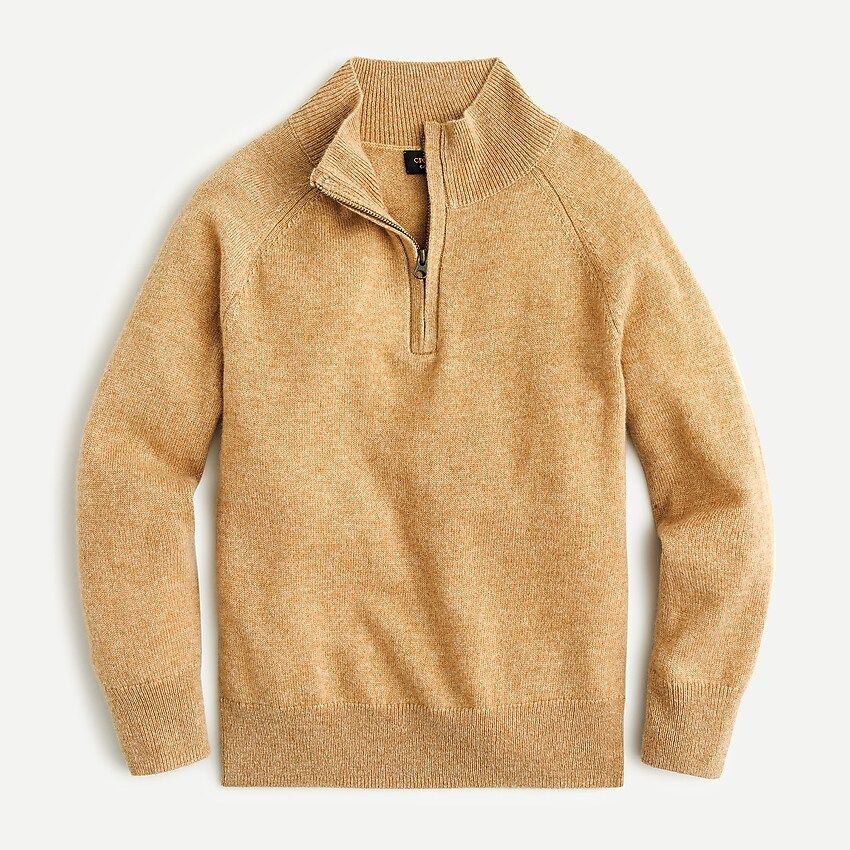 Boys' cashmere half-zip sweater | J.Crew US