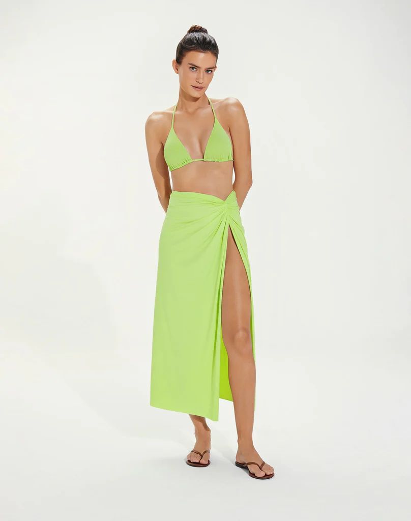 Karen Midi Skirt - Lime | ViX Swimwear