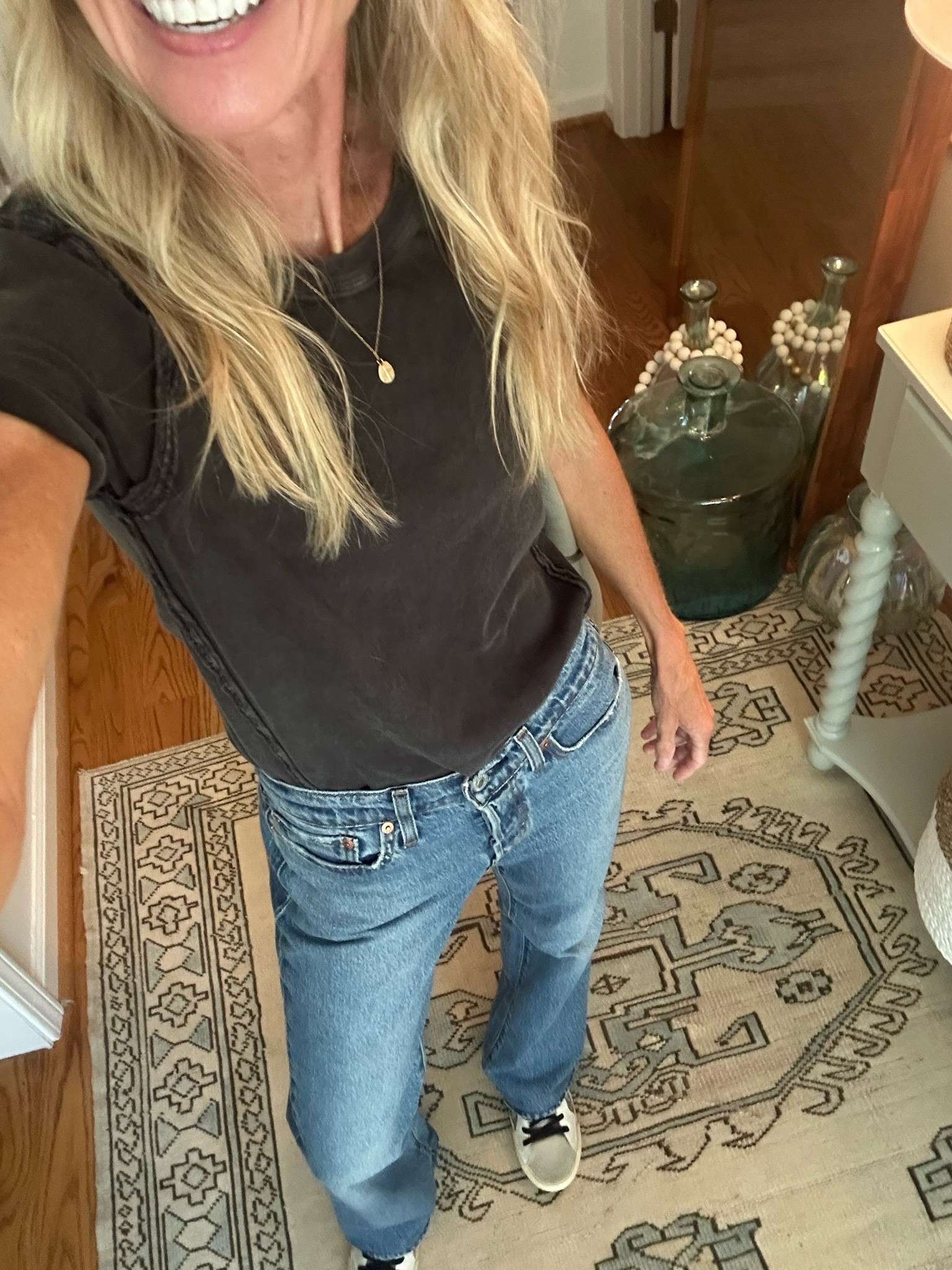 Long-live Basics🖤
Denim. Tees. Sneakers.

#LTKootd #LTKmomlife #LTKOver40