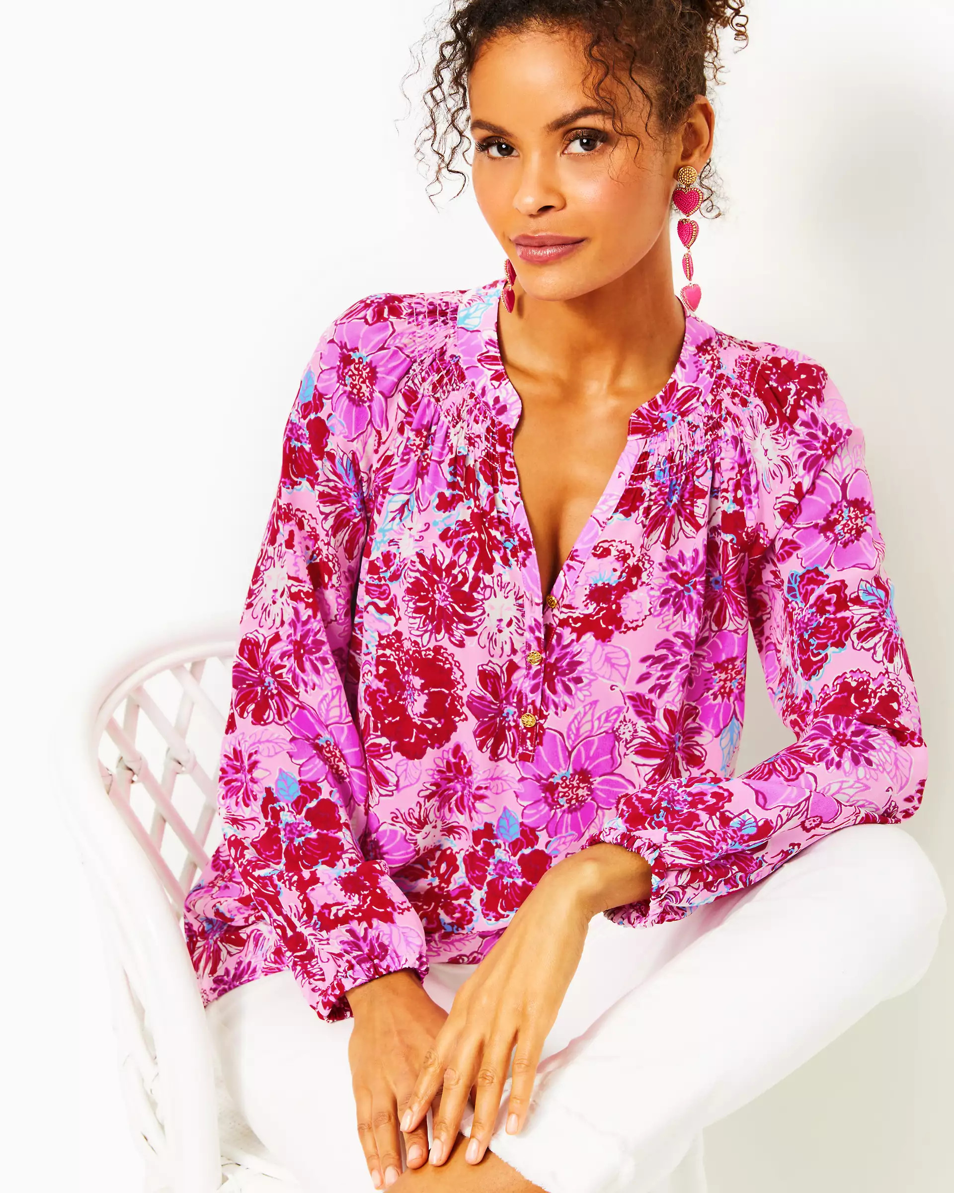 Elsa Silk Top | Lilly Pulitzer