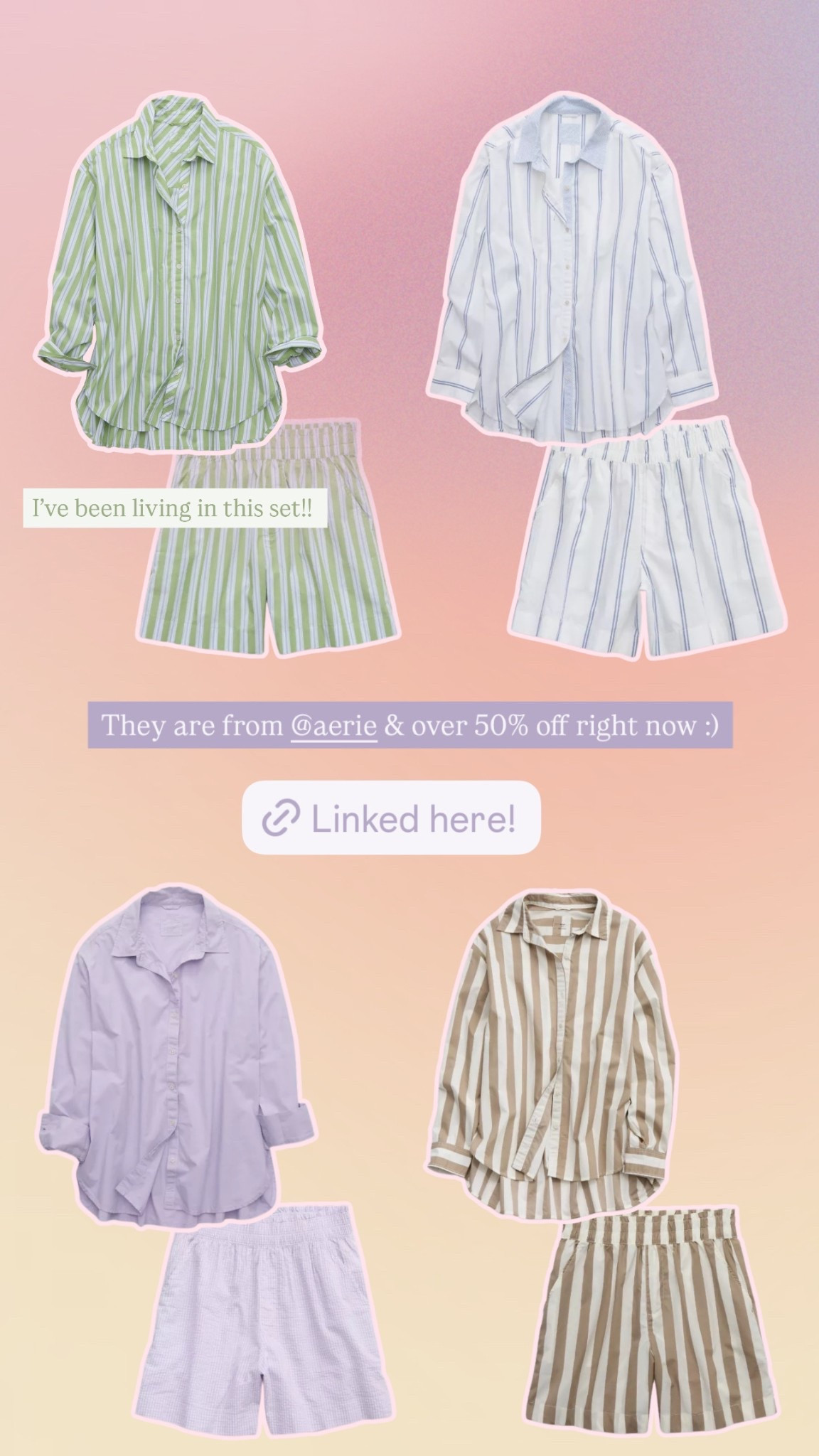 Currently loving these sets from Aerie ✨