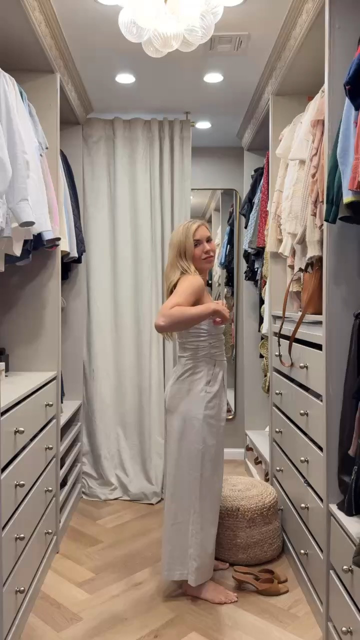 This is the perfect summer jumpsuit. (Stays up too!)
Linked to where to get this Chloe belt and Chloe bag for less 👏🏻

Summer outfit 
Summer
Vacation outfit

#LTKdayinmylife #LTKgrwm #LTKootd