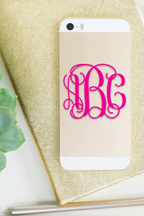 Monogrammed Vinyl Decal | Sunny & Southern