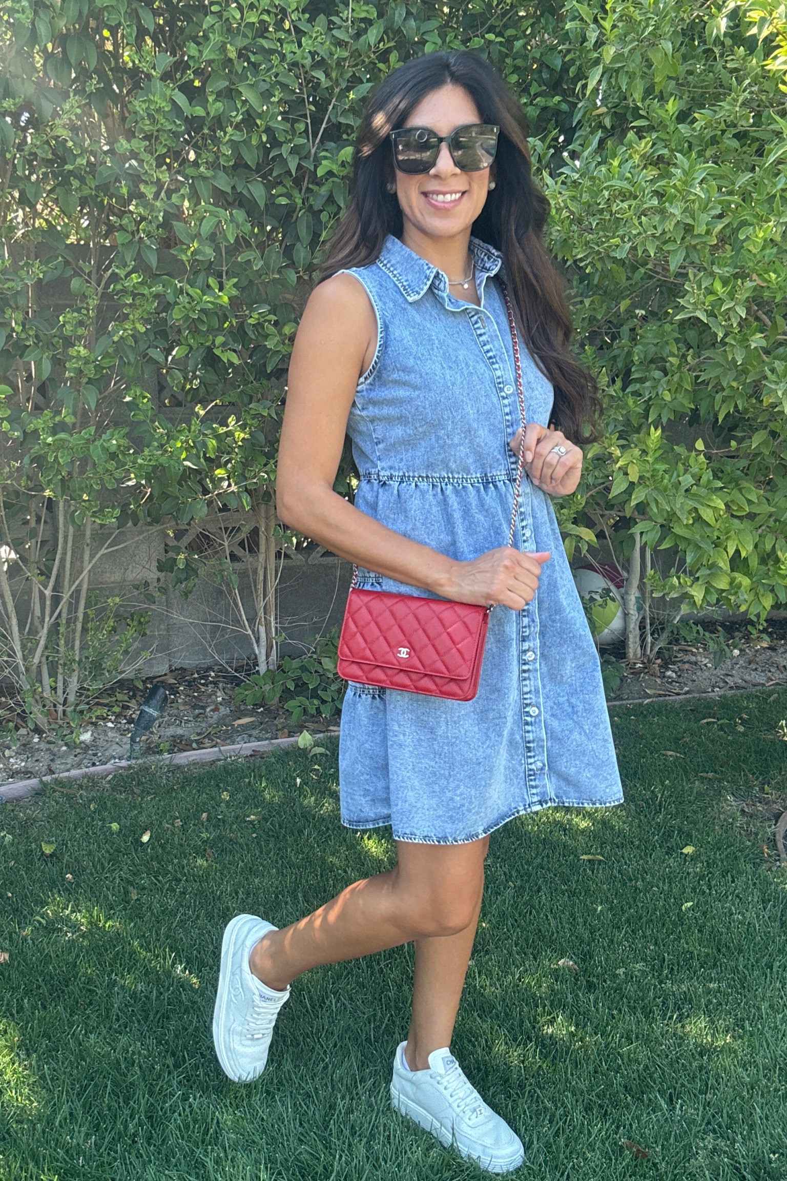 OOTD 
Casual Denim Dress 
Mom Fashion 
Everyday Fashion 