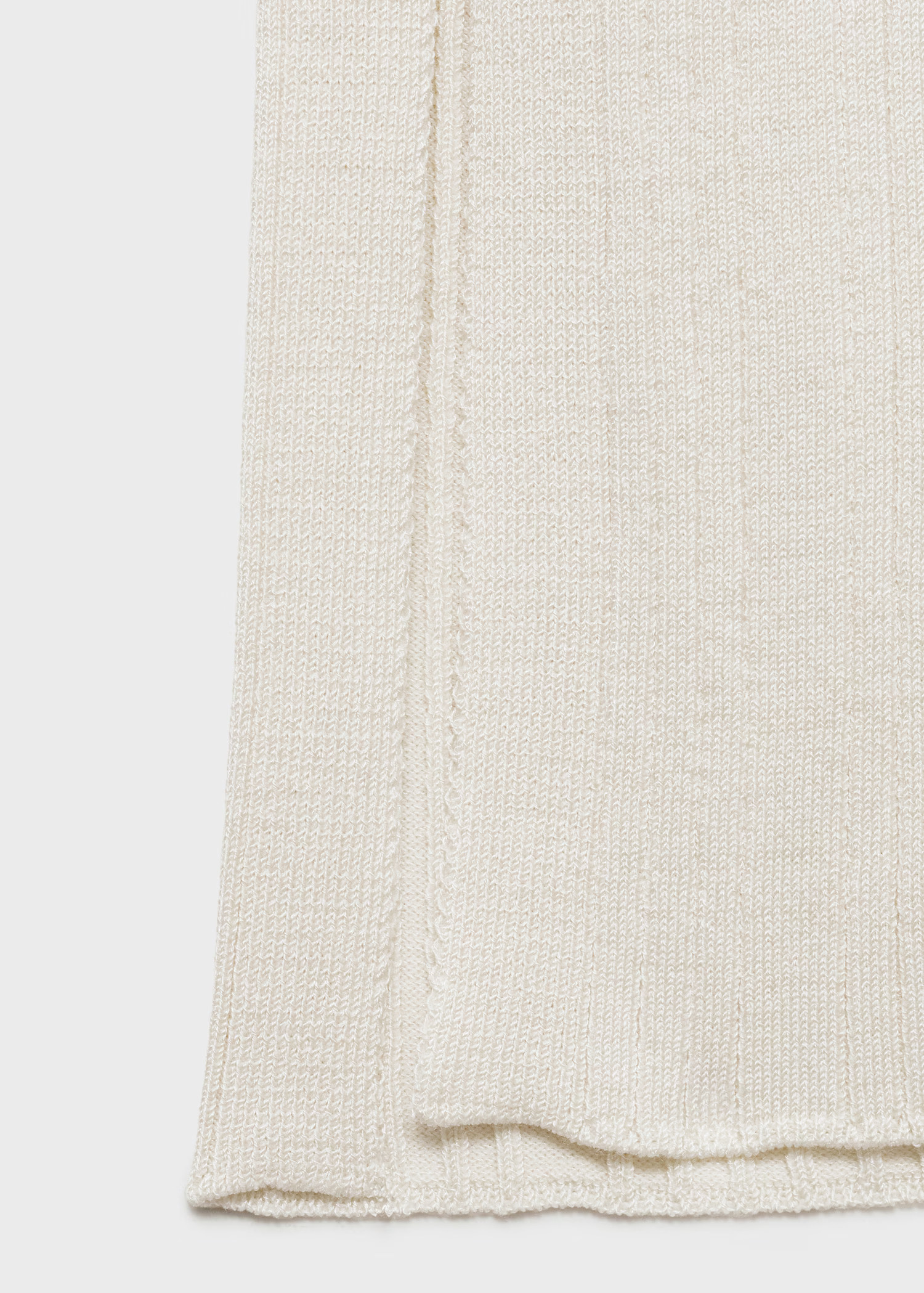 Ribbed top with openings - Women | MANGO United Kingdom | MANGO (UK)