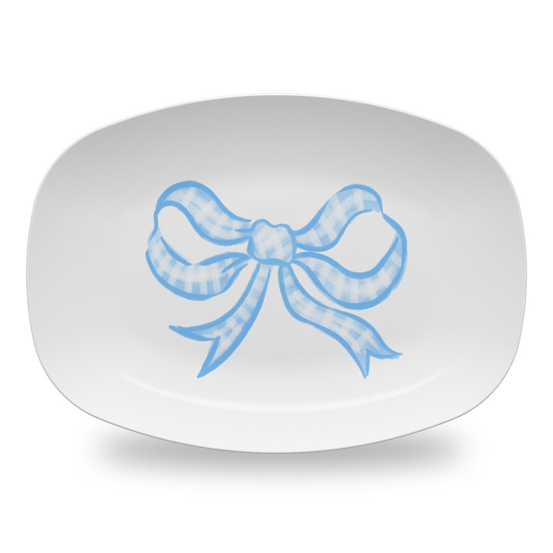 Chinoiserie Batik Serving Plate Blue and White Cookie Plate - Etsy | Etsy (US)