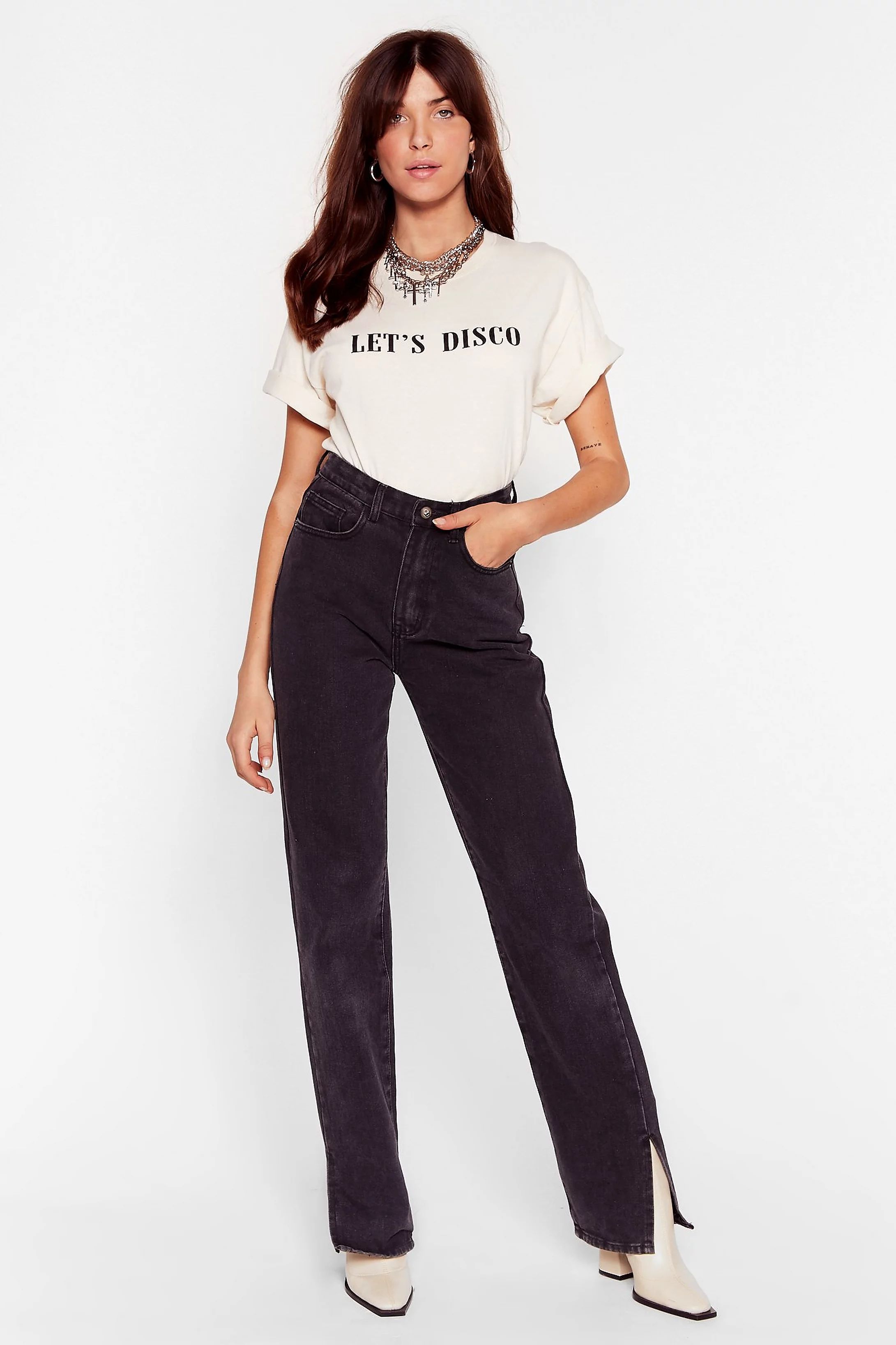 Let's Disco Graphic T-Shirt | Nasty Gal (US)