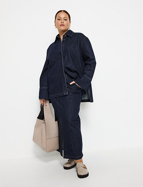 RAW DENIM SHACKET | David Jones (Australia & New Zealand)