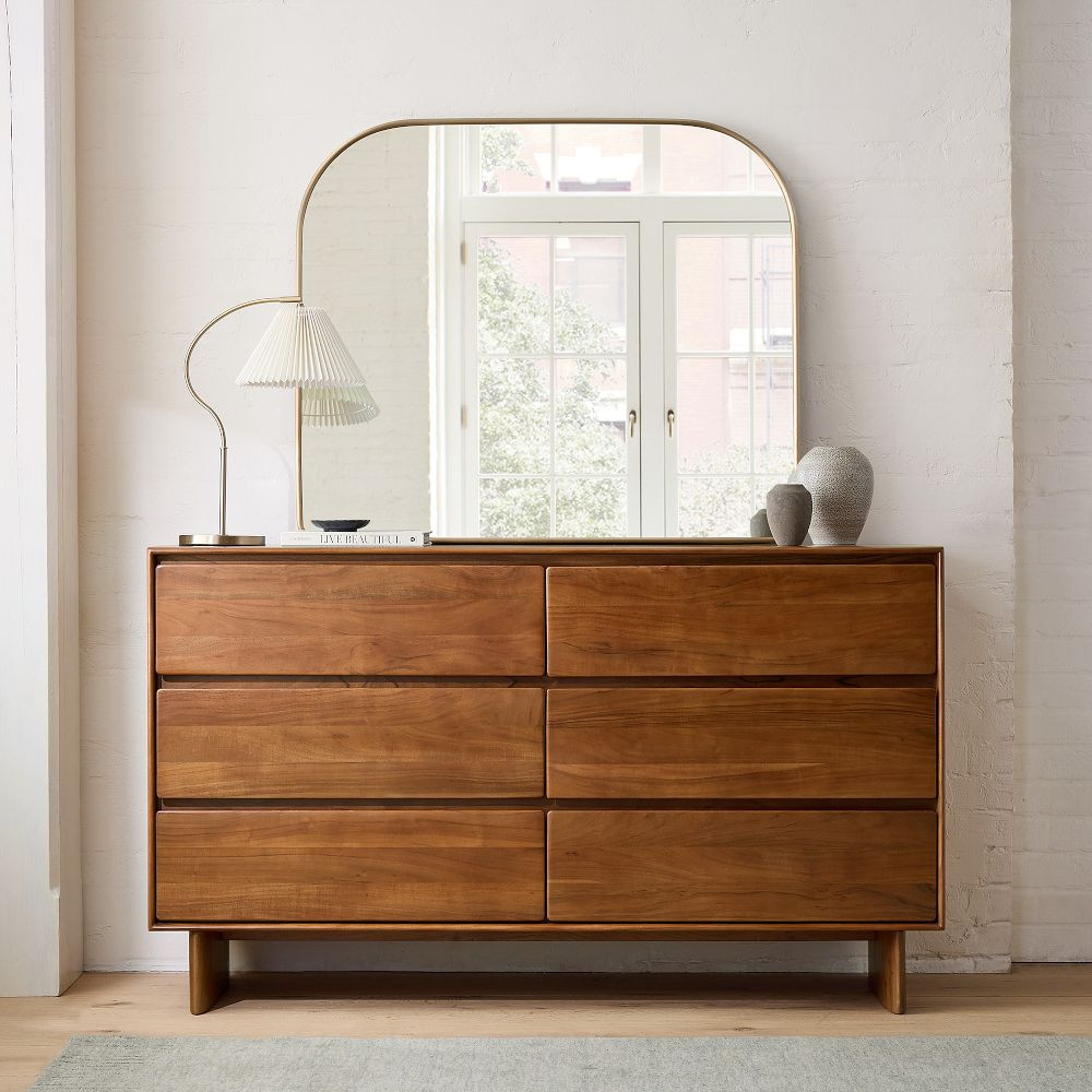 Anton Solid Wood 6-Drawer Dresser (62") | West Elm (US)