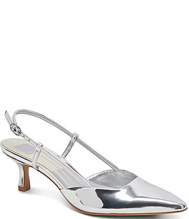 Dolce Vita Odela Mirror Metallic Slingback Pumps - 6.5 | Dillard's