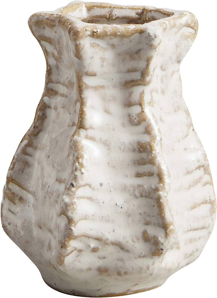 47th & Main Coastal Ceramic Decorative Vase, 3.5" Tall, Shell | Amazon (US)