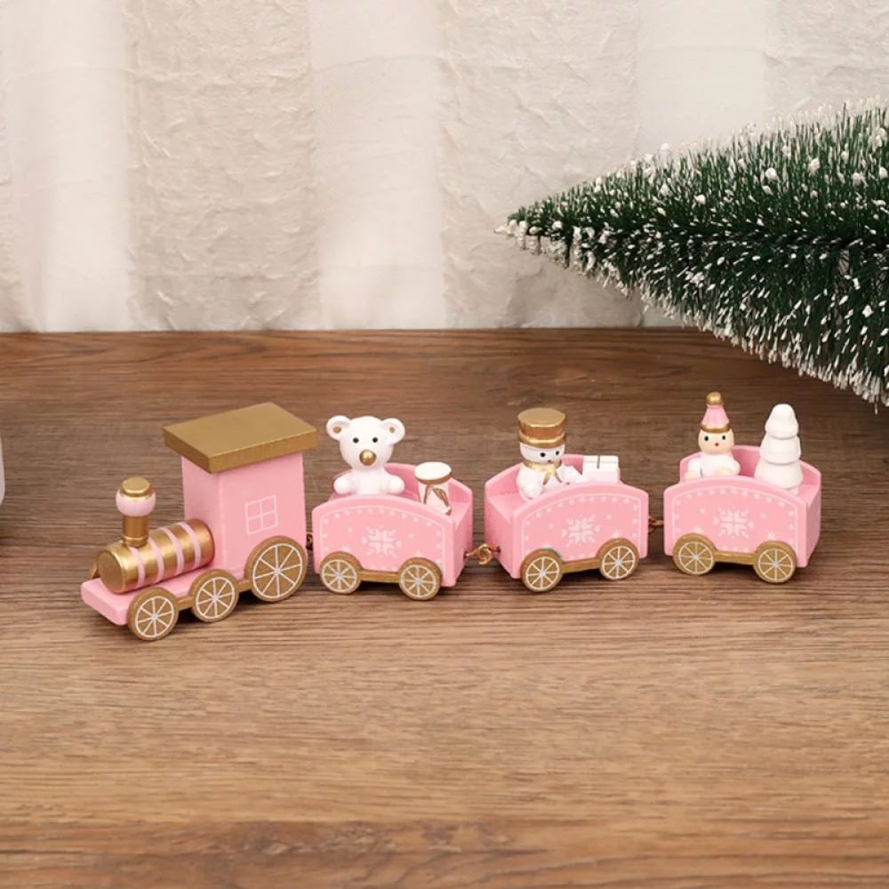 Wooden Christmas Train with Snowman, Mini Train Decor for Christmas Party, Christmas Train Orname... | Walmart (US)