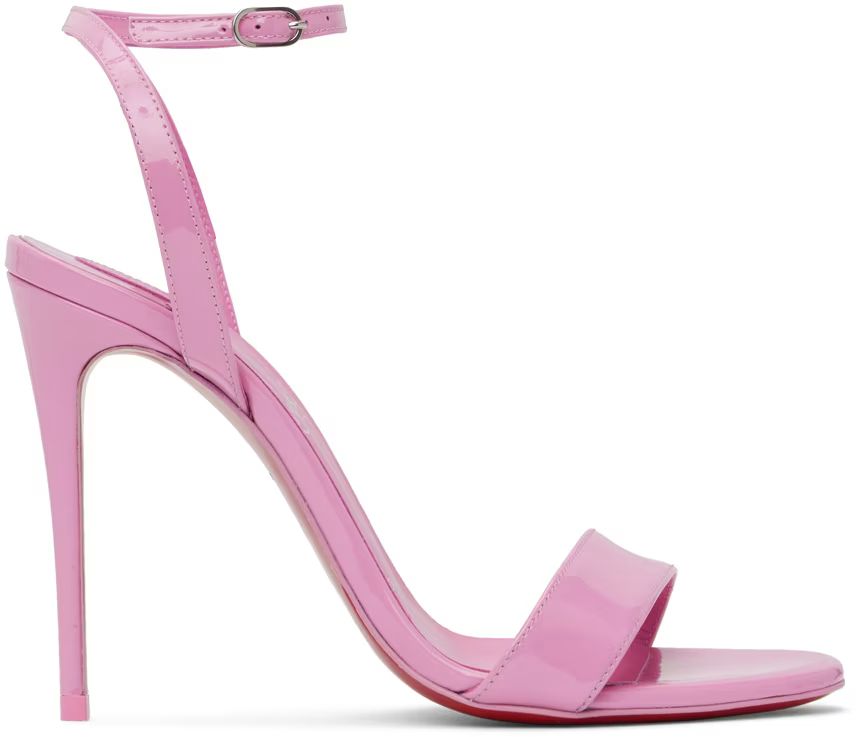 Pink Loubigirl Heeled Sandals | SSENSE