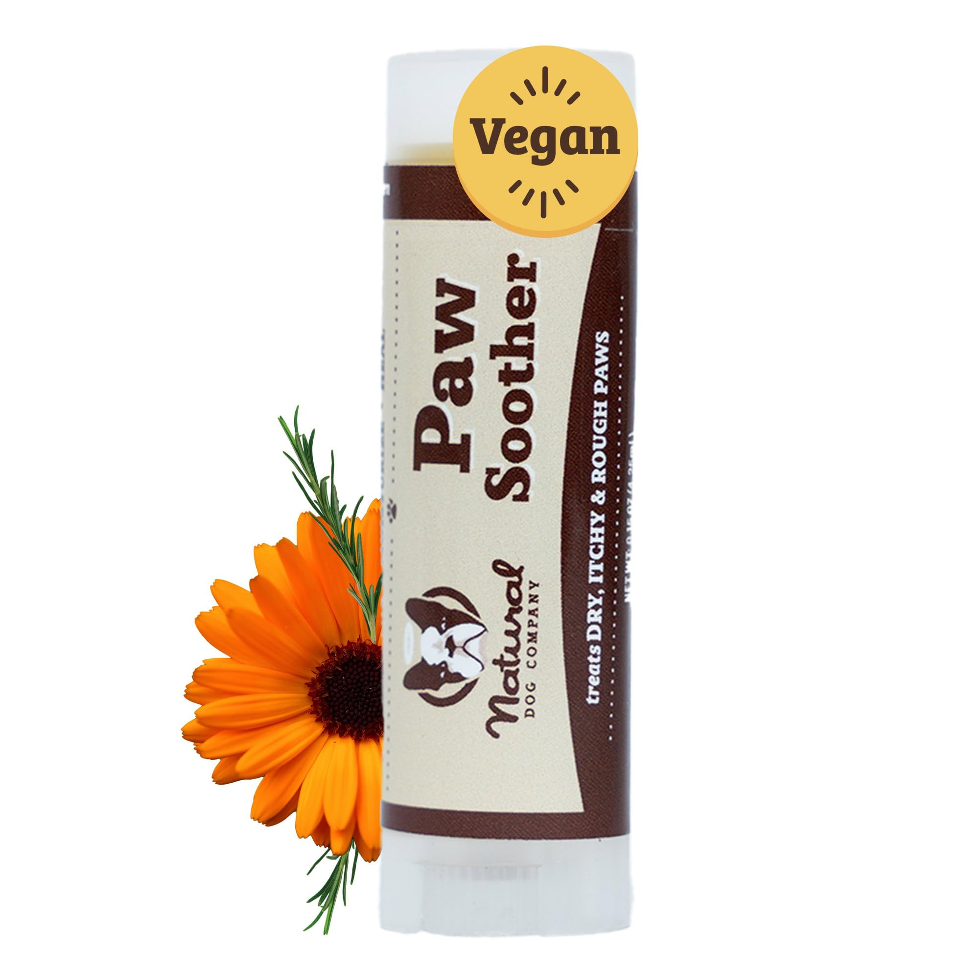 Natural Dog Company Paw Soother Balm for Dogs 0.15 oz Stick, Organic Soothing & Moisturizing Reli... | Amazon (US)