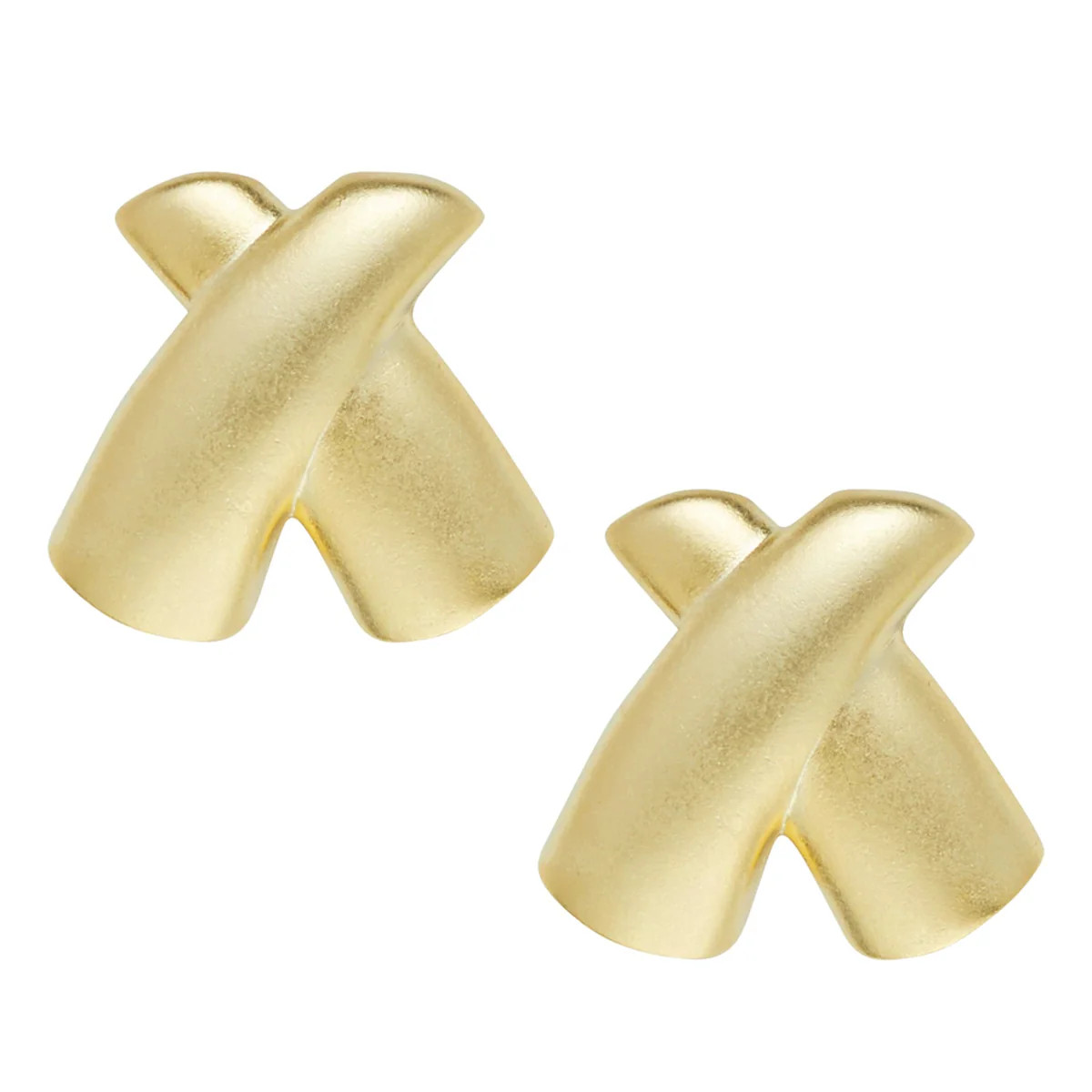 Bold X Studs | Susan Shaw