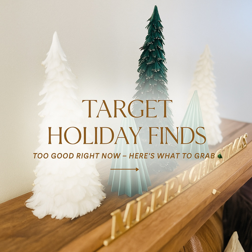 Target’s holiday decor is on another level this year! 🎄✨ Sharing my top cozy + neutral finds you’ll want to grab before they sell out.

Everything linked below ↯
Perfect for:
• entryway styling
• mantles
• shelves
• cozy corners
• simple, neutral Christmas touches

I’m 5’3” • 129lbs •  typically a size 4 pants/Medium tops - I did size up in some of these finds for a looser fit. ⬇️

Clothing size in this post: 
*White bow sweater - large
*Barrel jeans - size 4
*Green Sparkle Skirt - Medium 
*Black Long Sleeve top - Large
*Black spaghetti strap top - Medium

#LTKHoliday #LTKHome #LTKTarget #TargetHolidayFinds #HolidayDecor2025


#LTKStyleTip #LTKHome #LTKHoliday