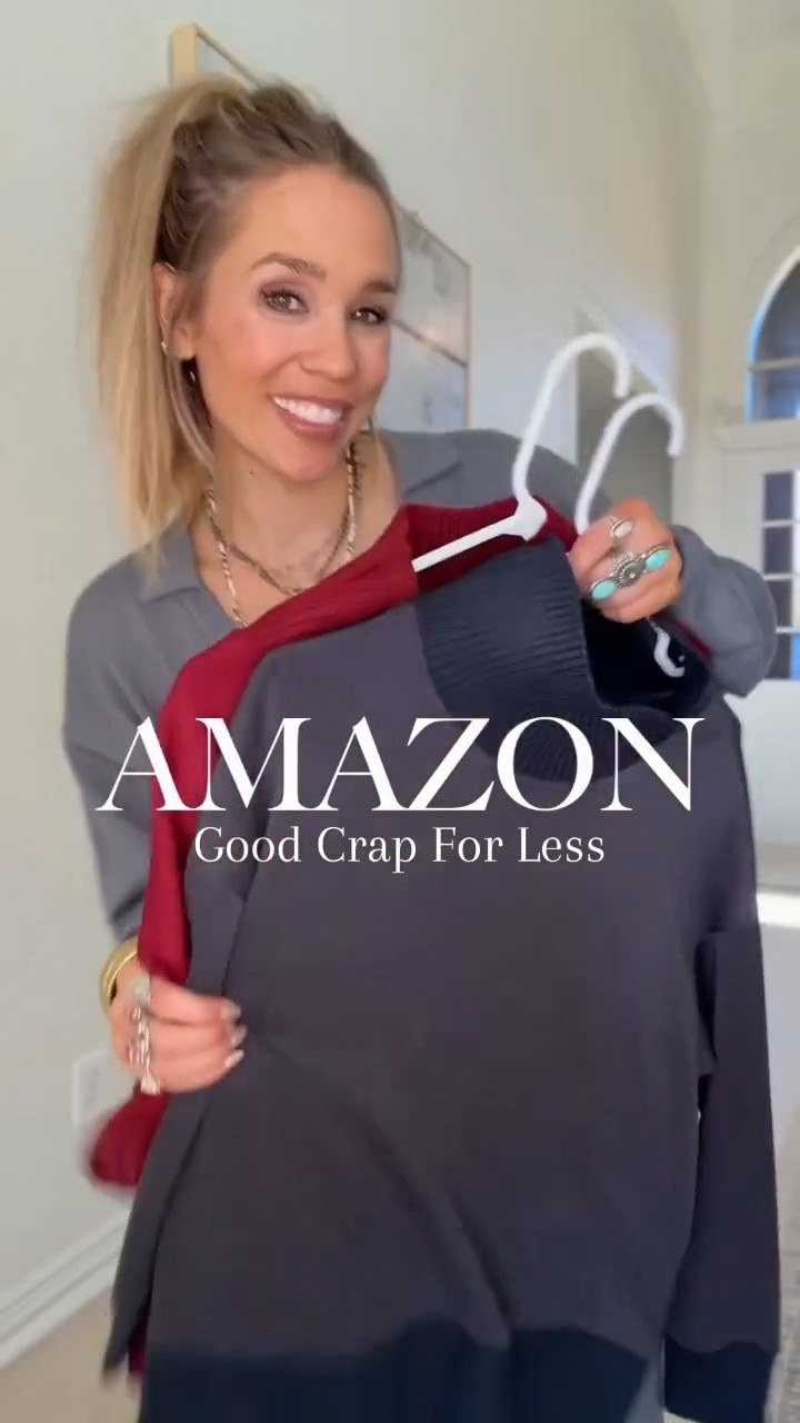 🤍 Varley Inspired Mock neck Set looks $306 but it’s only $50! 👀💃 Amazon wins again with saving us money while helping us look cute! 🙌🏼 

I’m wearing size s / my tts & love the fit. 
Easily dress it up or down! 