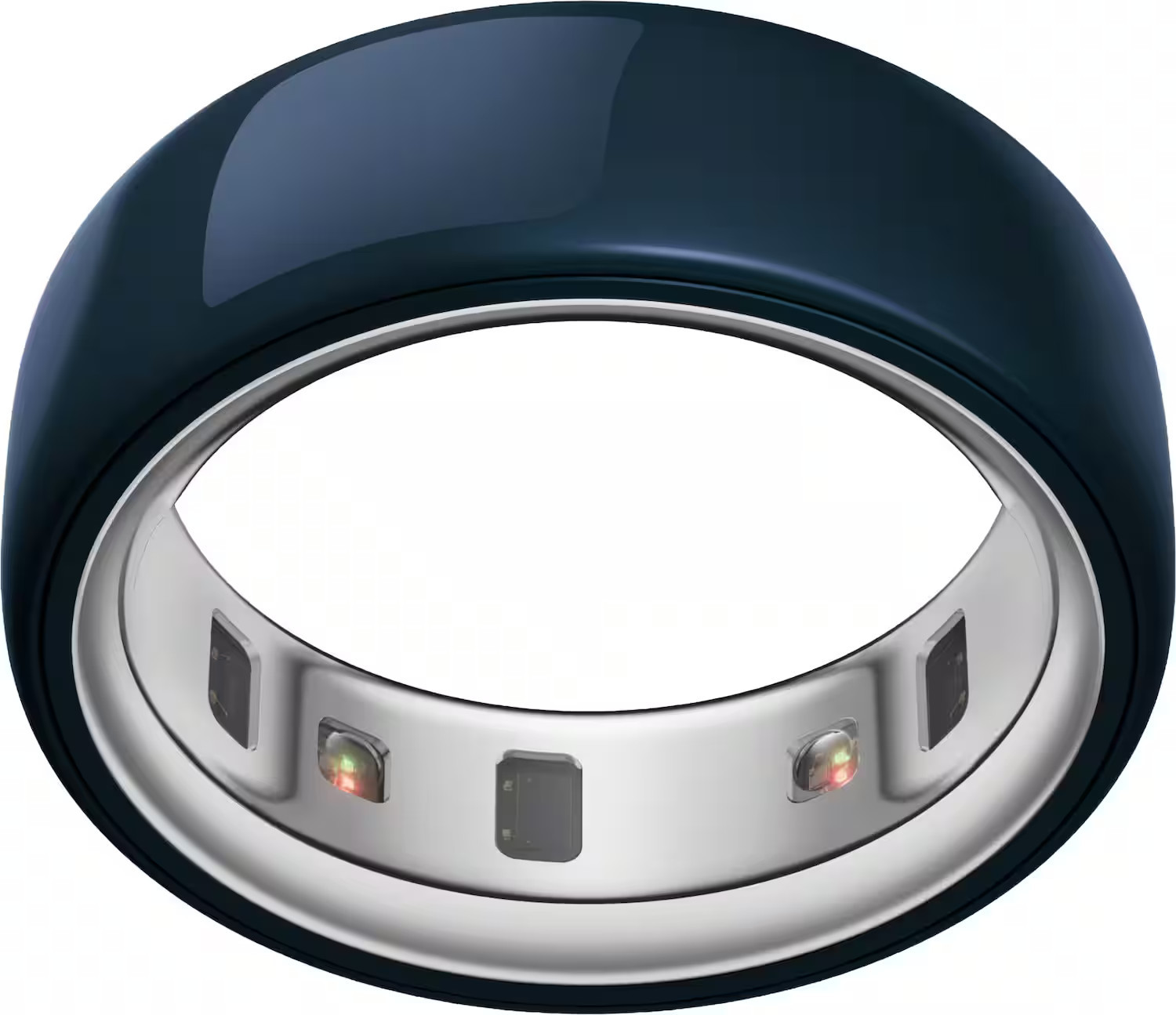 Oura - Ring 4 Ceramic - Smart Ring - Size Before You Buy with OR4 Sizing Kit - Size 8 - Midnight - (2025) | Best Buy U.S.