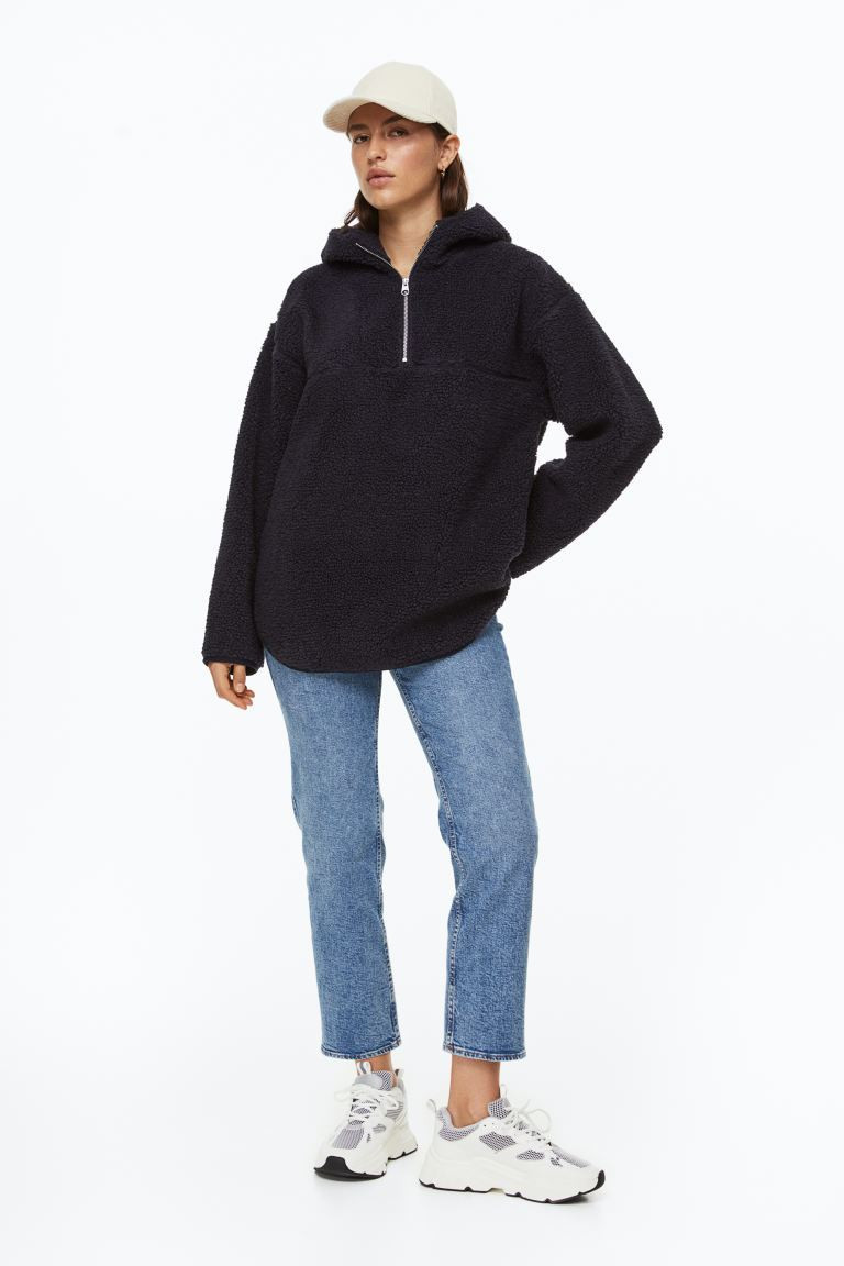 Half-zip Teddy Hoodie | H&M (US + CA)