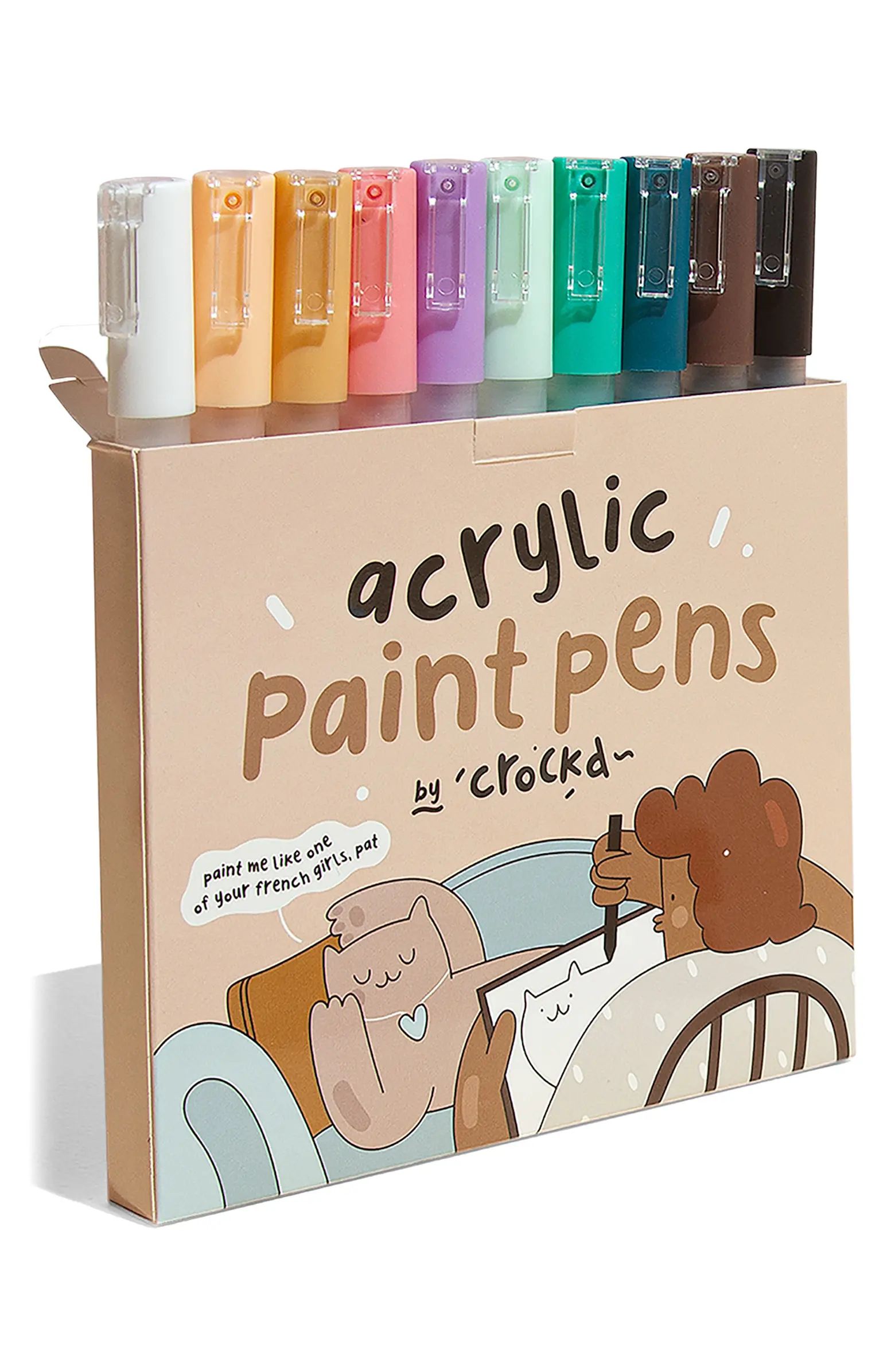 CROCKD Set of 10 Acrylic Paint Pens | Nordstrom | Nordstrom
