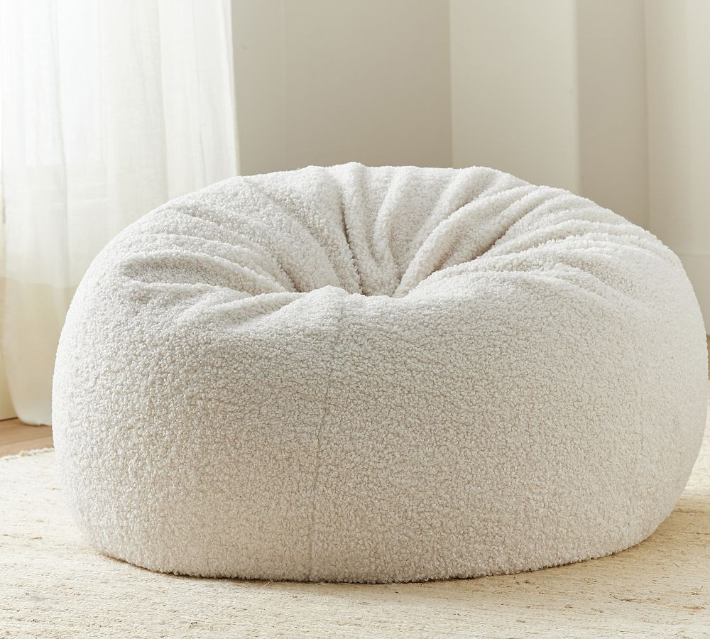 Cozy Teddy Faux Fur Bean Bag | Pottery Barn (US)