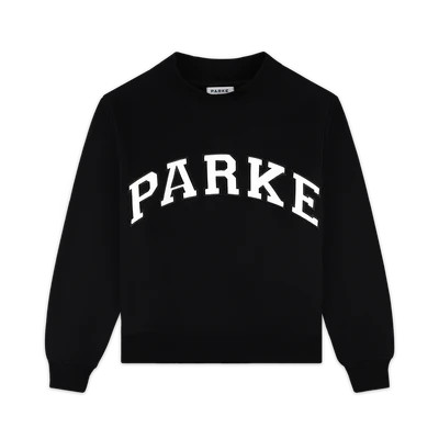 Varsity Mockneck - Black + White | Parke