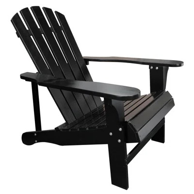 Adirondack Chair -black | Wayfair North America