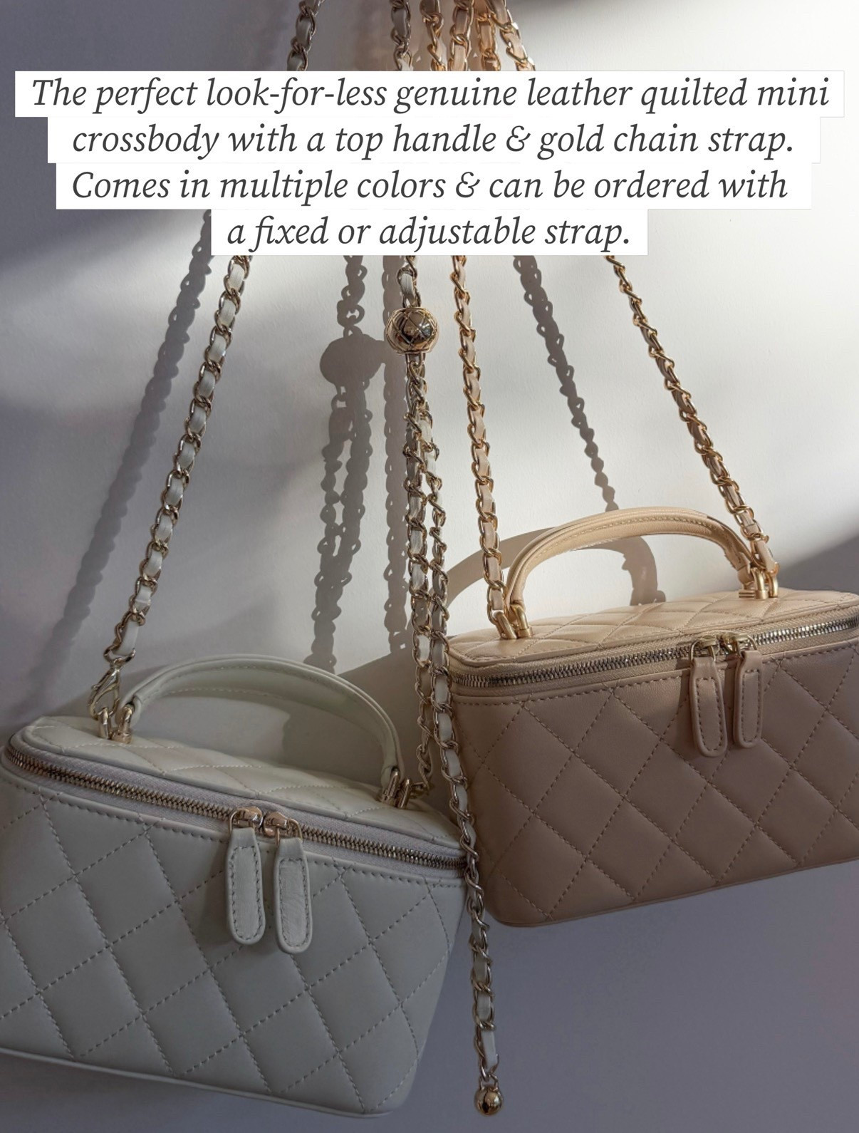 Absolutely love these look for less leather handbags!  They look just like the designer version, but for a fraction of the cost! Made of genuine, leather 🤍🤍￼￼￼

#LTKdayinmylife #LTKmorningroutine #LTKSeasonal