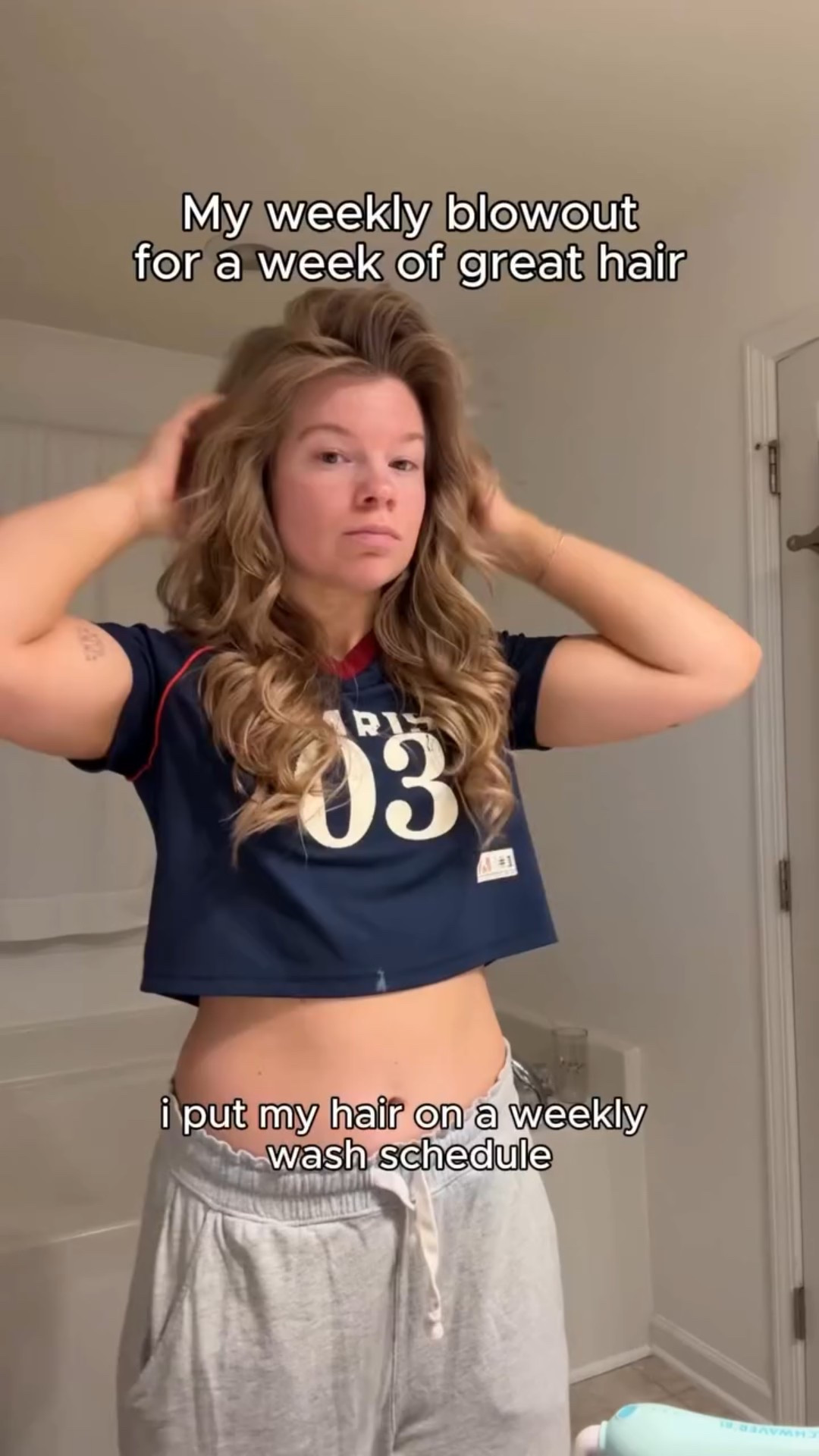 How dramatic is it to say this hair system changed my life… 

Product List:
@livingproofinc Scalp Care Exfoliator 
@ogx_beauty **Rosemary and mint** shampoo 
@lorealparis Glycolic and Gloss shampoo and conditioner 
@tideway_official hair dryer 
@pantene Miracle Rescue 10-1 Spray 
@k18hair Heatbounce and Astrolift 
@colorwowhair Dream Coat
@randco Chiffon Styling foam