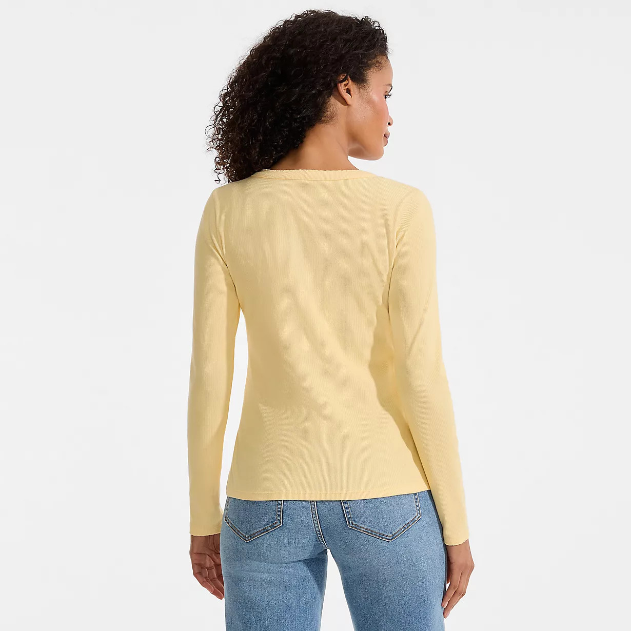 Women's Long Sleeve Micro Rib Button Through Cardigan | Lands' End (US)