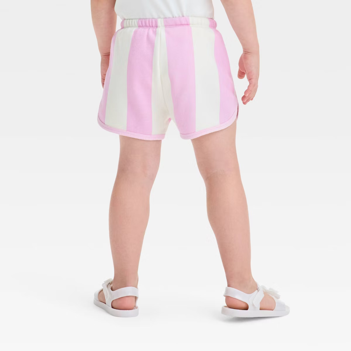Grayson Mini Toddler Girls' Striped Shorts - Pink | Target