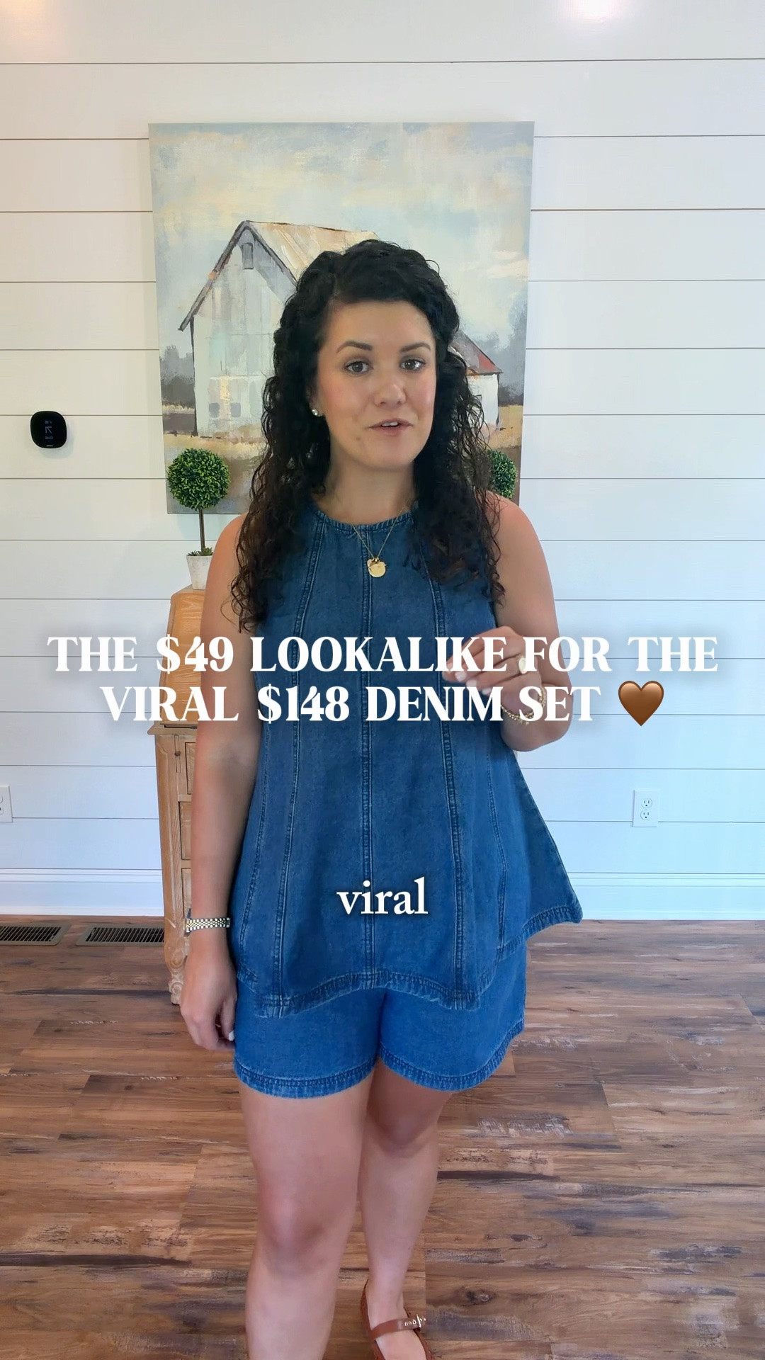 This $49 denim set might be one of my favorite look for less finds 🙌🏼🤎

It gives the same look as the viral $148 Free People denim set for almost $100 less, and I love how versatile it is! Wear it together for an easy throw-on-and-go outfit, add cowboy boots for the cutest summer-to-fall look, or mix and match each piece to create completely different outfits!! 

Such a good affordable denim set for now AND transitioning into fall ✨

#momstyle #matchingset #everydayoutfit #lookforless #affordablefashion #denimset #freepeoplelookalike #freepeopleinspired #affordablefashion #lookforless #summeroutfit #summerfashion #womensfashion #casualoutfit #momstyle #everydayoutfit #freepeople #matchingset #momfit #everydaystyle #affordablefashion #lookforless #summerstyle #cottonstyle #momfit #momoutfit #momlife #affordablefashion #budgetfriendlyfashion #everydaystyle #momstyle #matchingset #summerstyle #affordablestyle #momstyle #momfit #momoutfit #everydayoutfit #set #matchingset #femininefashion #outfitinspo #summer #summerstyle #summerfashion #dress #dresses #dresslover #spring #springstyle #springfashion #springdress #ootd #summerdress #style #fashion #brunch #preppy #preppystyle #grandmillenial #grandmillenialstyle #ladies #ladiesfashion #ladiesstyle #classic #classicstyle #chic #timeless #timelessstyle #lookforless #desingerlookalike #etsy #affordable #affordablefashion #affordablestyle #budgetfriendly #budgetstyle #styleonabudget #momlife #momfit #momoutfit #everydaystyle #affordabledresses #naturalfiber #lowtox #cotton #linen #crunchymom #healthymom #wellness #summeroutfit #wfh #sahm #momoutfit #set #fallstyle #fallfashion #prefall #denim

#LTKmomlife #LTKootd #LTKSeasonal