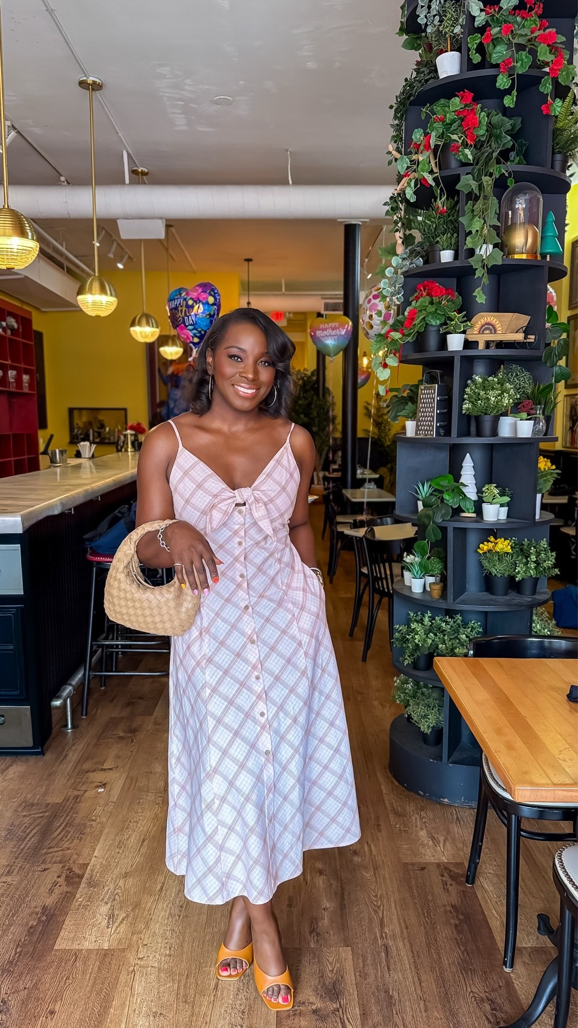 I love the dress that I wore to brunch from @Target  . A bit so good I’m wearing a size small hair.. Spring outfit, summer outfit, vacation look

#LTKgrwm #LTKootd #LTKTravel