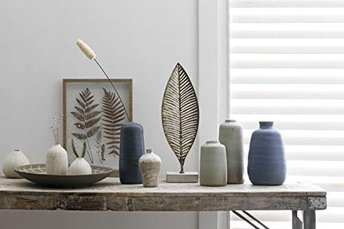 Creative Co-op DF0842 White Stoneware Textured Black Polka Dots (Set of 3 Sizes) Vase | Amazon (US)