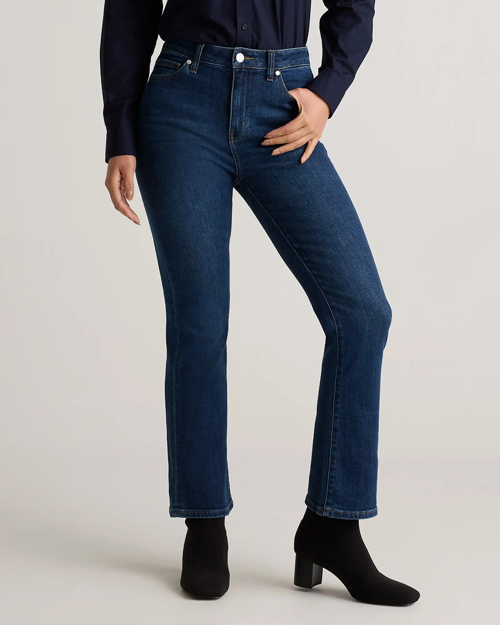 Bella Stretch Kick Flare Jeans | Quince