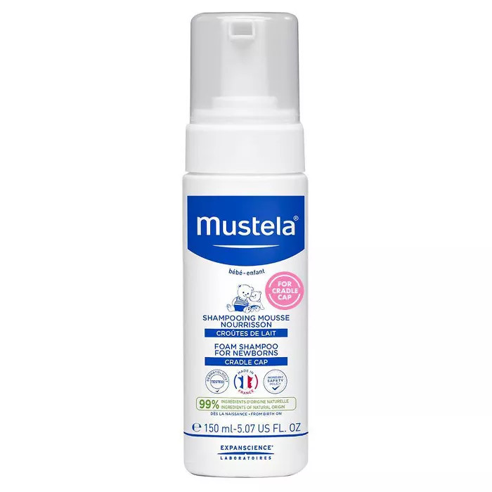Mustela Newborn Baby Foam Shampoo for Cradle Cap - 5.07 fl oz | Target