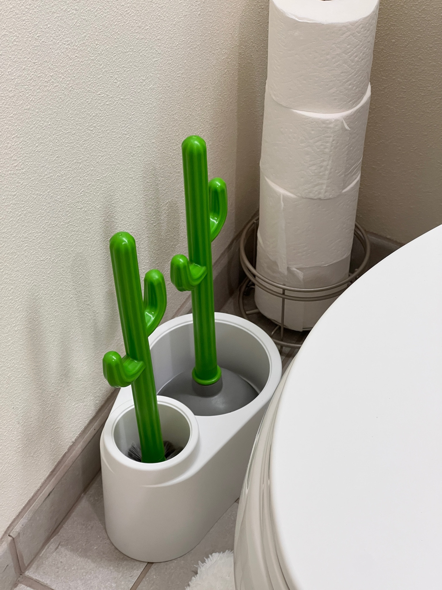 Adorable cactus plunger + brush set from Amazon 🌵 My husband actually picked these and I love them 😂 

Amazon bathroom finds, Amazon Finds, Bathroom Essentials, Bathroom Plunger Set, Bathroom Accessories, Unique Bathroom, Fun Decor Ideas 

#LTKunder50 #LTKFind #LTKhome