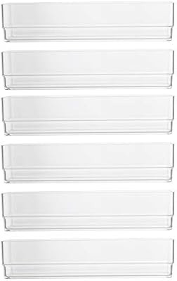 STORi Break-Resistant Plastic Drawer Organizers 6" x 3" x 2" l Set of 6 | Amazon (US)