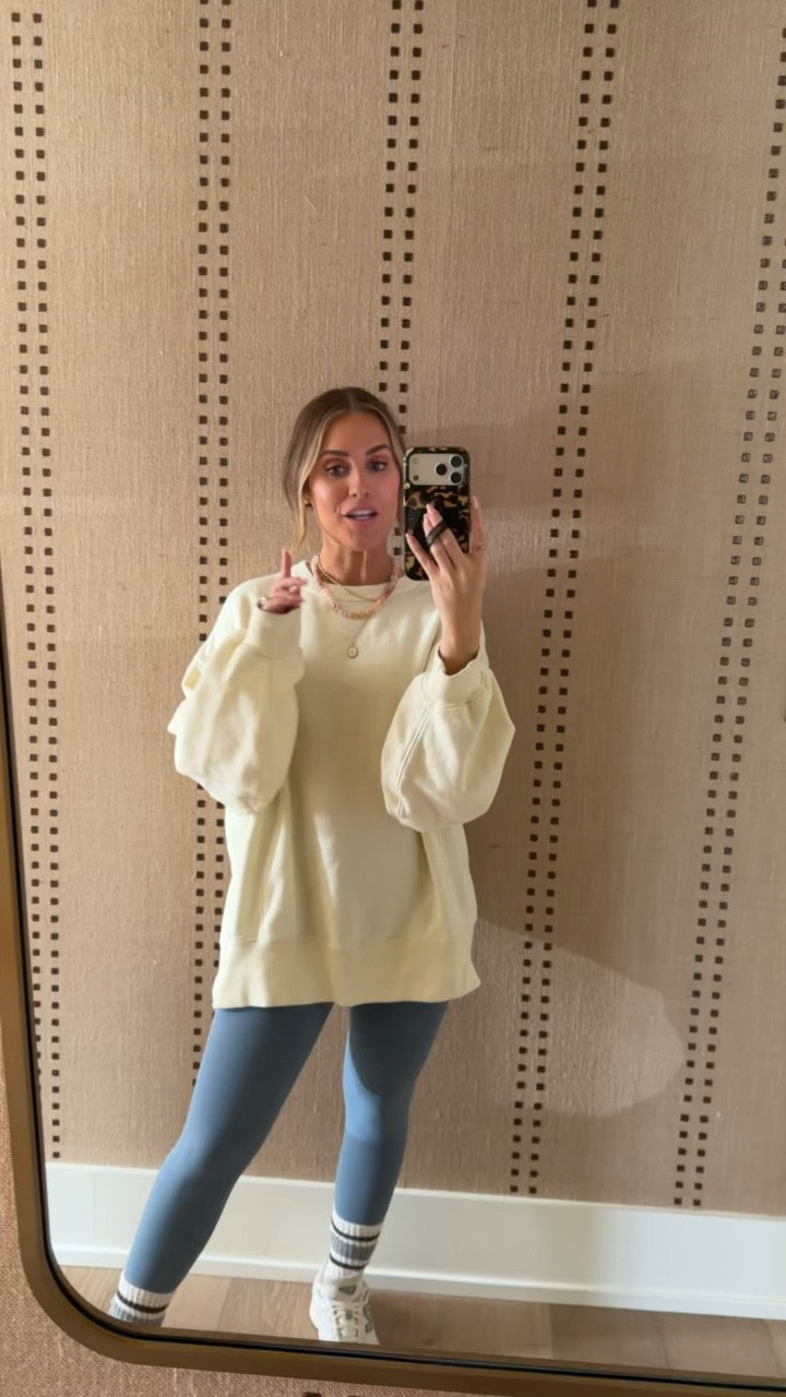 Linking my recent Aerie order I got last week in store! Wearing small in pullover, size 4 in leggings (from Lululemon) and shoes run tts 🤍 

Spring loungewear || Aerie Haul || Aerie loungewear || spring outfits 

#LTKSaleAlert #LTKootd #LTKSeasonal
