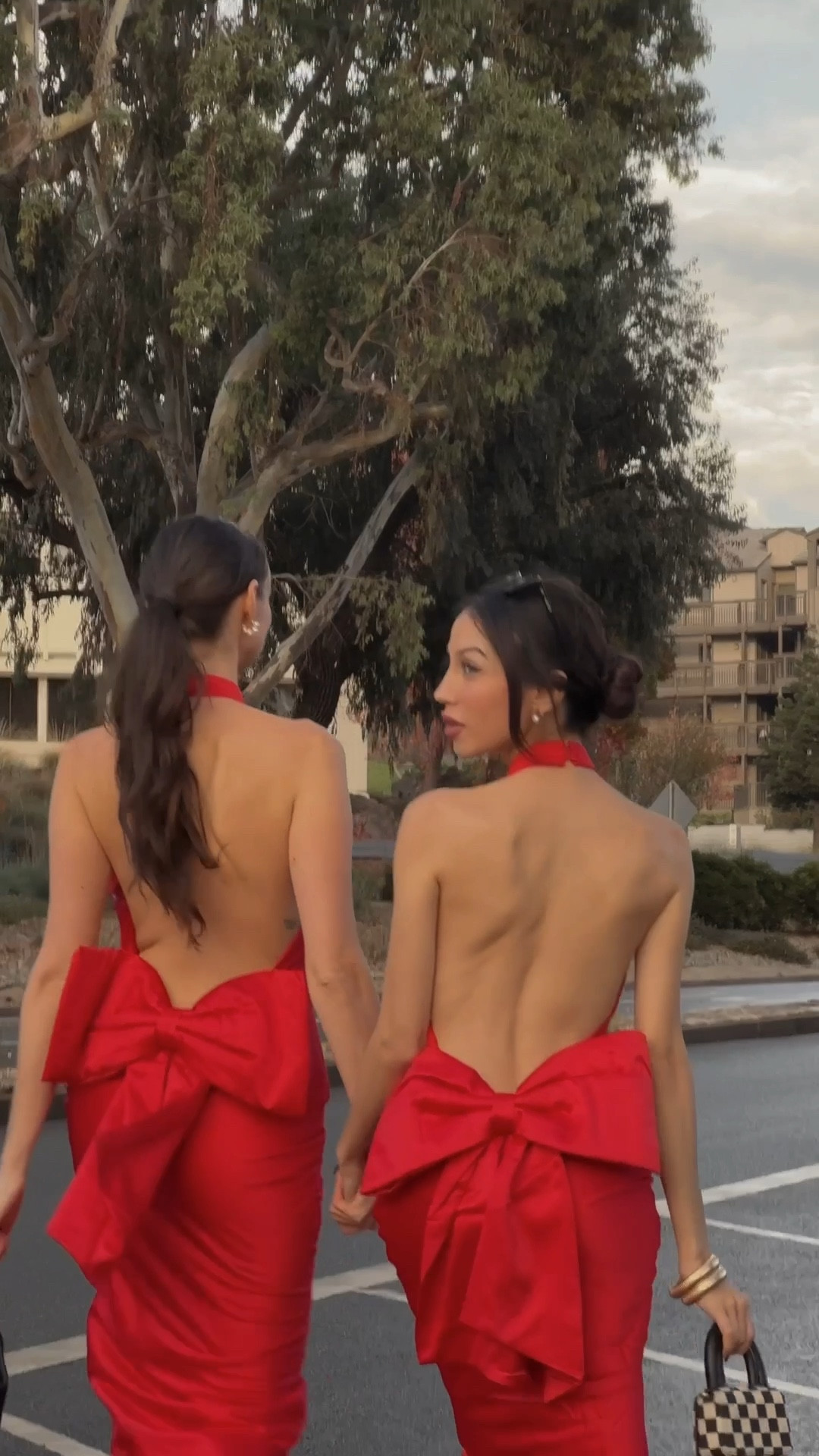 Christmas outfit inspo, red dress with bow 

#LTKHoliday #LTKbeauty #LTKparties