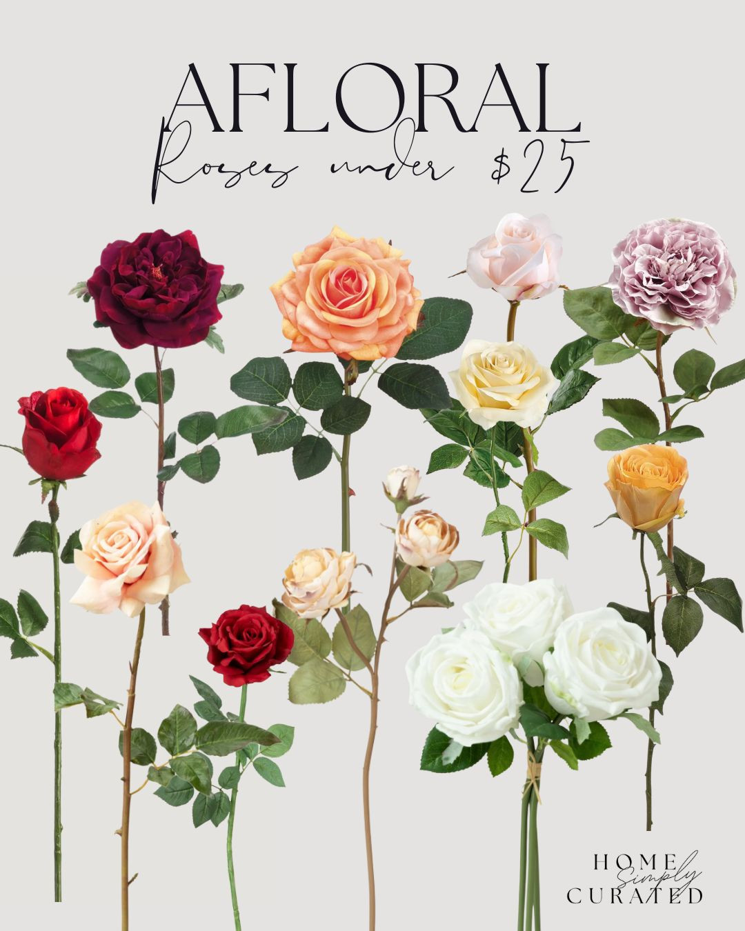 Faux flowers are currently trending for spring! Shop these faux roses under $25!



Aflora, roses, faux flowers, look for less, home finds, floral arrangements, spring flowers, pink roses, red roses, spring 

 #LTKSeasonal #LTKHome #LTKFindsUnder50