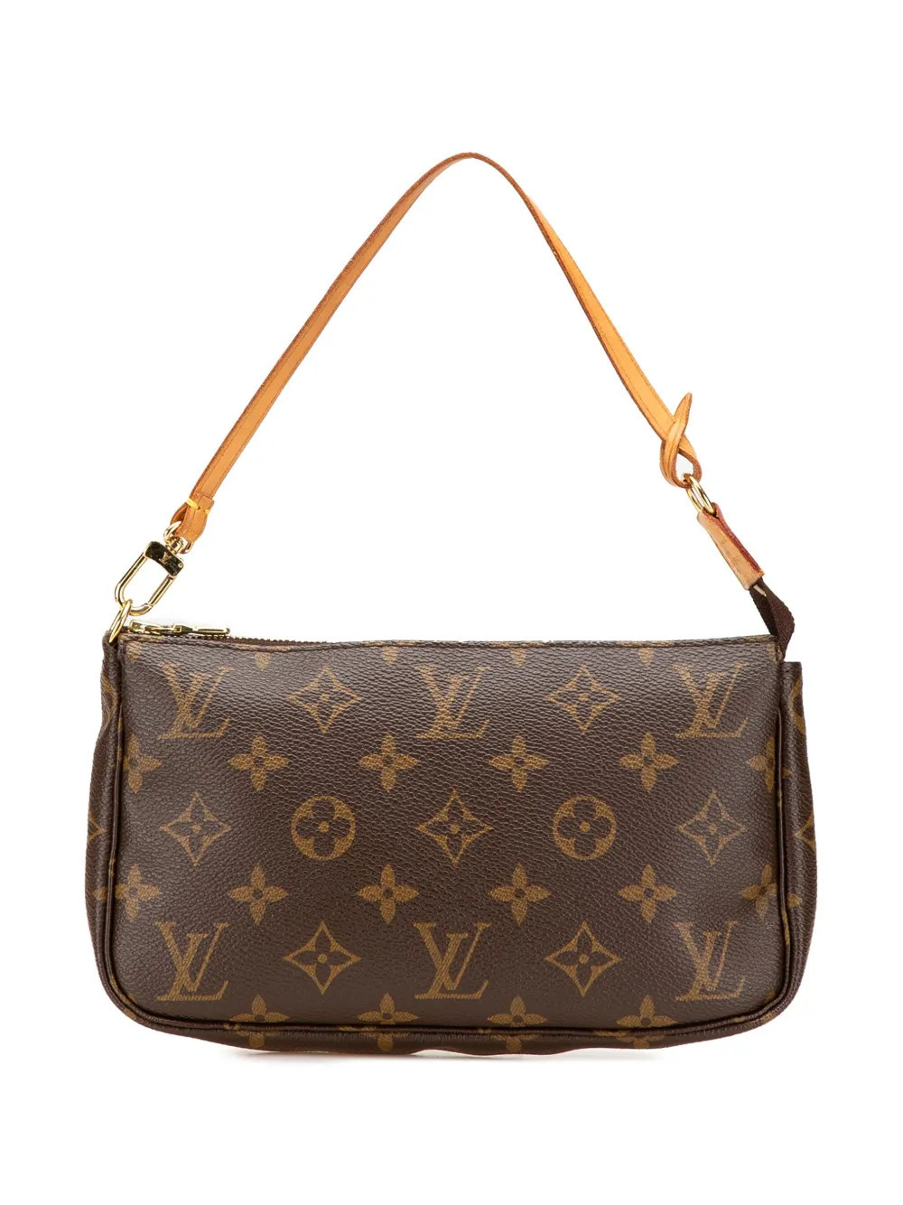 Louis Vuitton Pre-Owned 2004 Monogram Pochette Accessoires shoulder bag - Brown | Farfetch Global