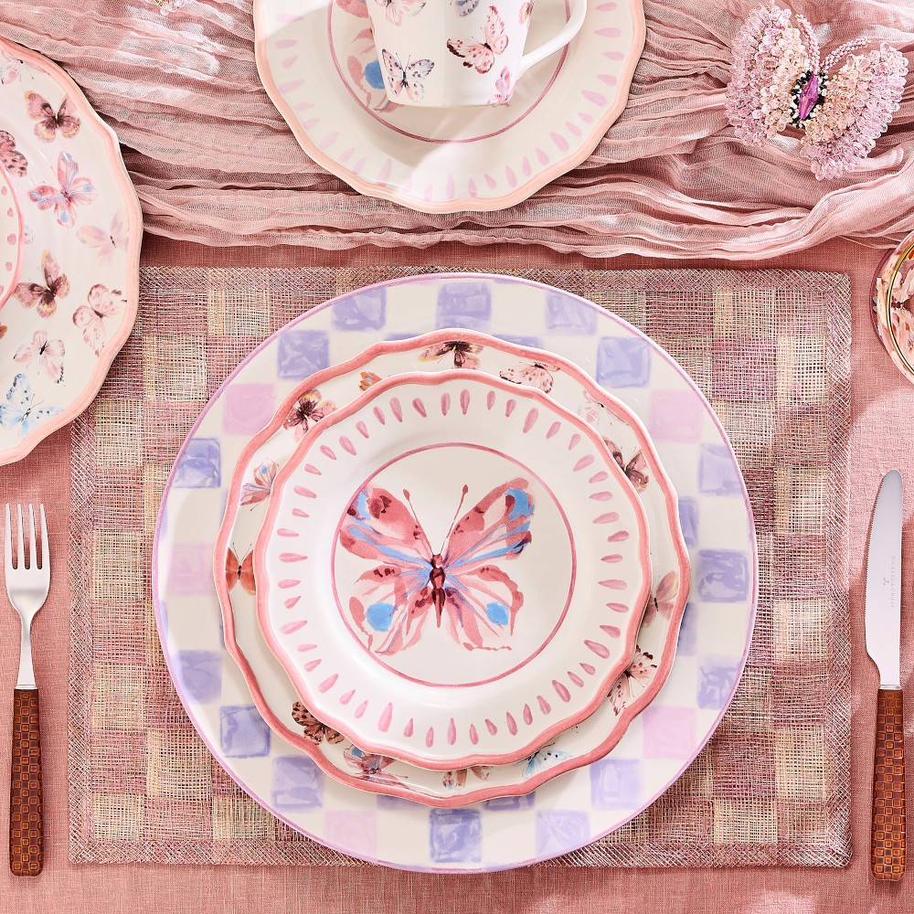 MacKenzie-Childs Butterfly Hill Dinner Plate | Williams-Sonoma