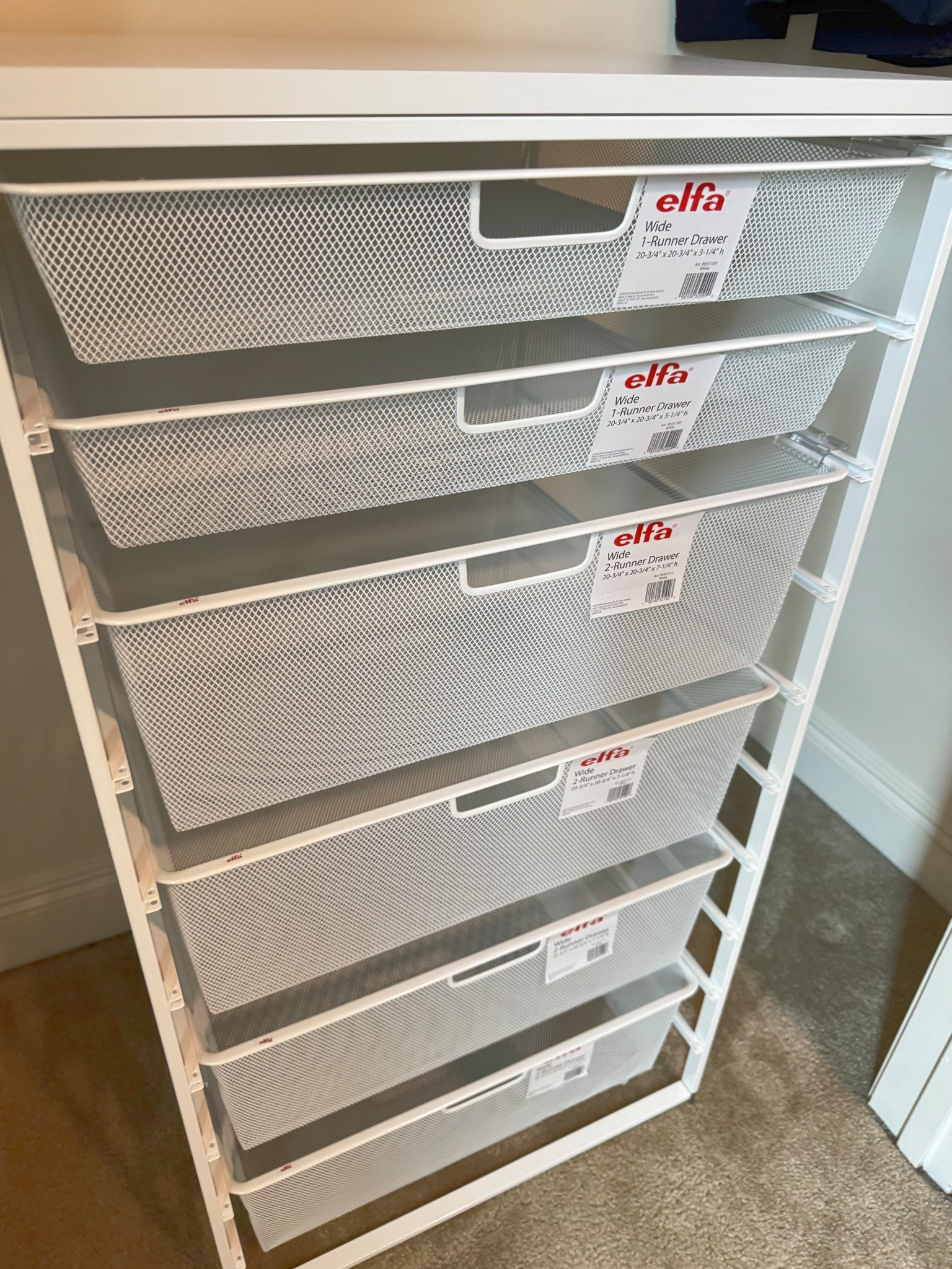 Setting up a space that works and lasts! I used the Elfa drawer system from @thecontainerstore to upgrade my son’s closet while he’s home for the summer and I couldn’t recommend it more.

💡 Why I love Elfa drawers:

Multiple size options
Smooth gliding drawers
Strong, no-flex metal (way better than plastic!)
Add-on drawer dividers = game changer
Optional wheels = perfect for dorms or temporary spaces
Whether your kid’s home from college, heading to a dorm, or you just need smart storage that won’t fall apart Elfa is it!

Comment SHOP below and I’ll DM you the exact link to shop the Elfa collection I used 🛒

#TheContainerStoreAmbassador #TheContainerStore #DormEssentials #CollegeDormStorage #ClosetOrganization #RollingDrawers #SmallSpaceStorage #DormRoomIdeas #BackToSchoolOrganization #HomeSweetOrganized