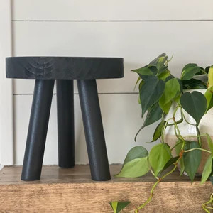 Solid Wood Accent Stool With 1 1/4 Diameter Legs  Plant | Etsy Canada | Etsy (CAD)