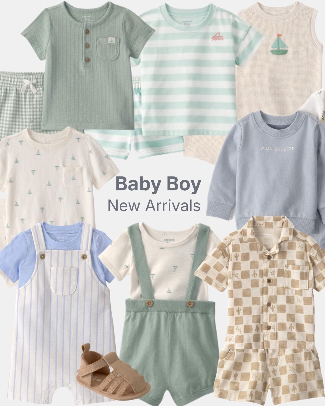 New arrivals for baby boys

Baby boy clothes, baby boy style, baby boy outfits, baby boy fashion, spring outfits, spring 2026, spring transition outfits, spring wardrobe, cute boy clothes 

#LTKSeasonal #LTKmomlife #LTKBaby