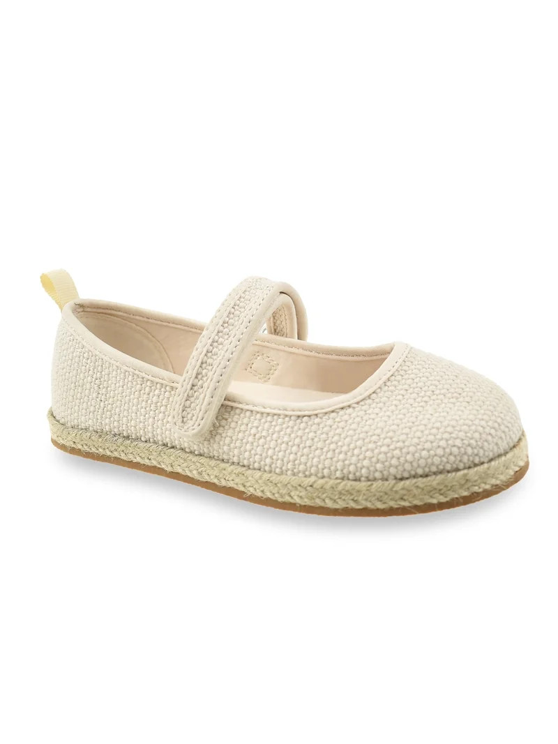 Wonder Nation Little & Big Girls Casual Espadrille Flat Shoes | Walmart (US)