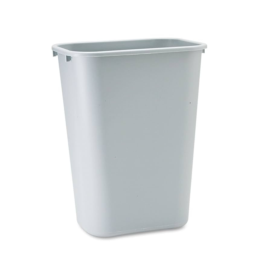 Rubbermaid Commercial Products Deskside Wastebasket/Trash Can, 10.25-Gallon/41-Quart, Gray, Plast... | Amazon (US)