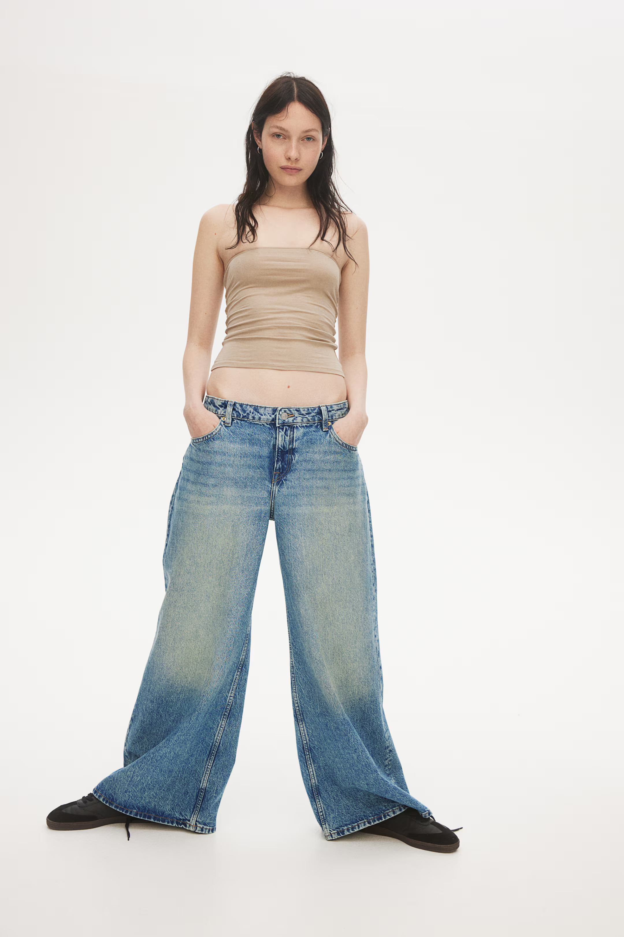 Baggy Wide Low Jeans | H&M (UK, MY, IN, SG, PH, TW, HK)
