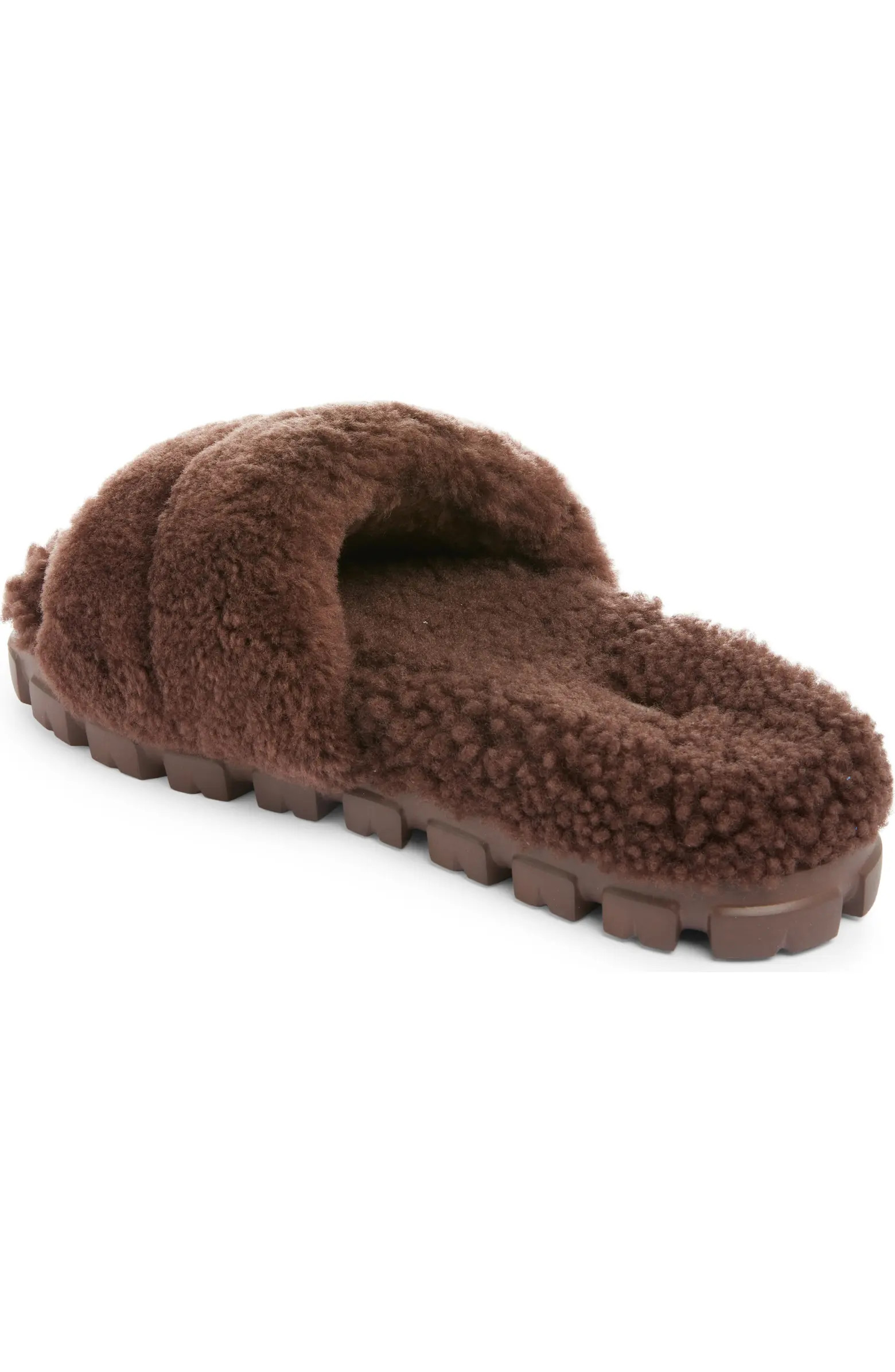 Cozetta Curly Genuine Shearling Slide Slipper (Women) | Nordstrom